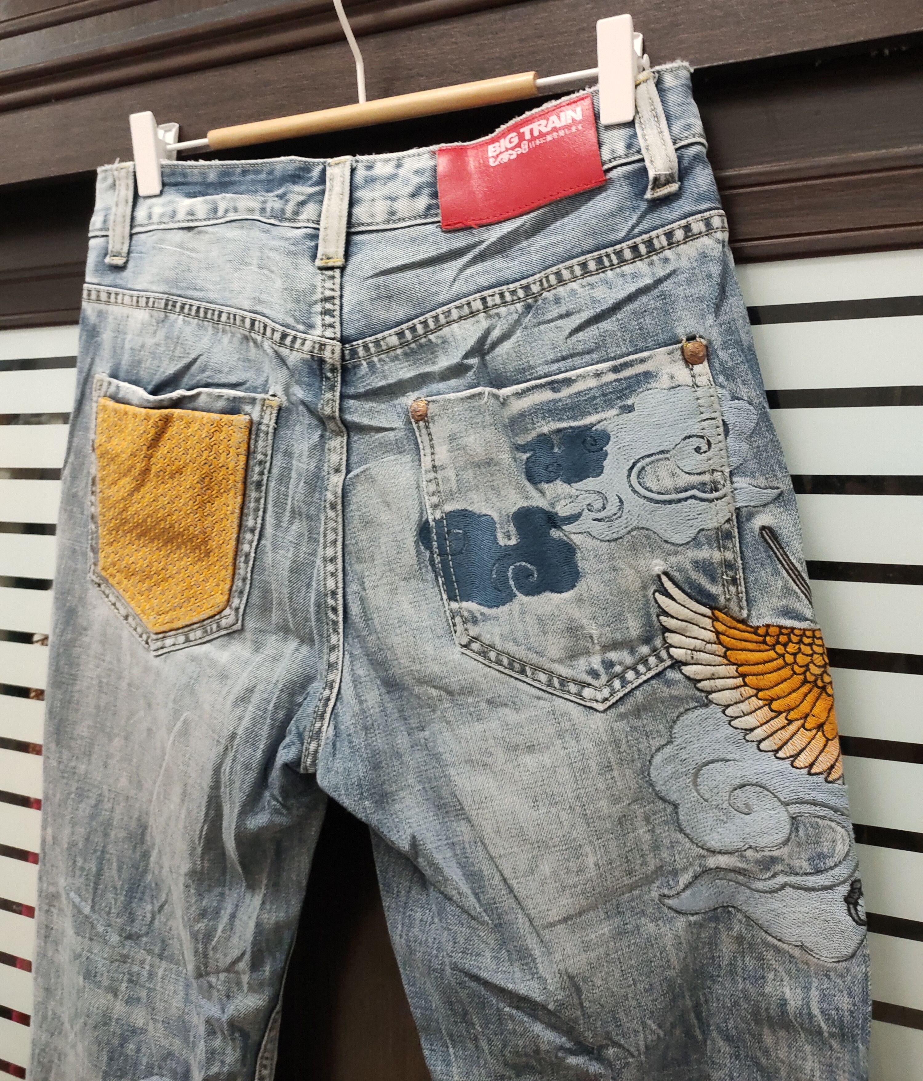 Japanese Brand 💥Japanese Brand Distressed Osaka Big Train Takahashi 💥 Size US 32 / EU 48 - 4 Thumbnail