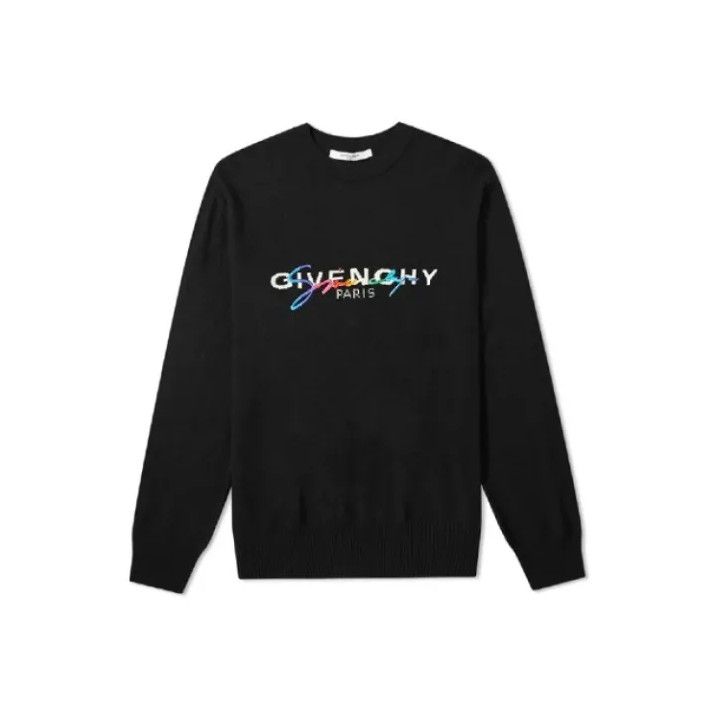 Givenchy Men's Letter Logo Wool Sweater