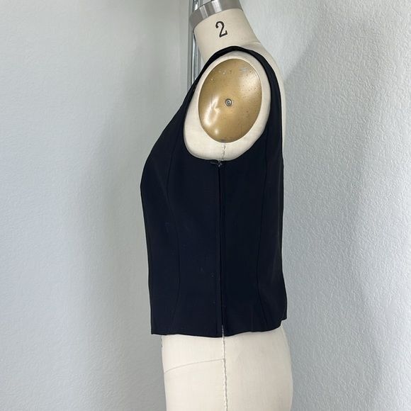 Giorgio Armani Giorgio Armani VTG 90s Suit Shell Tailored Side Zip Top Size M / US 6-8 / IT 42-44 - 3 Thumbnail