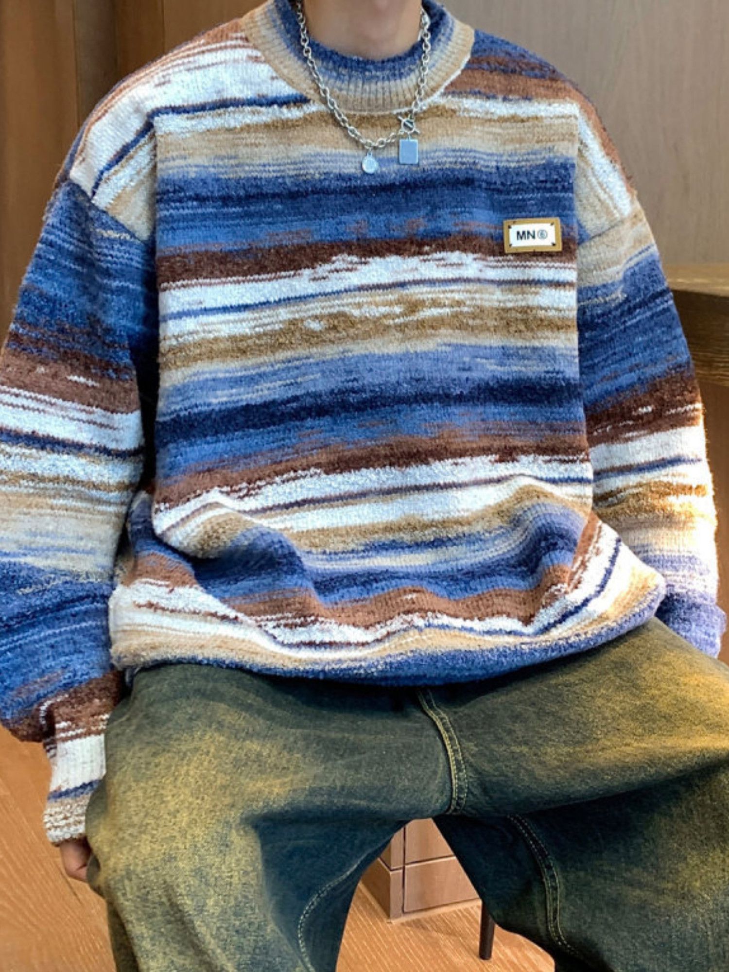 Other Stripe Knit Sweater Size US M / EU 48-50 / 2 - 2 Thumbnail