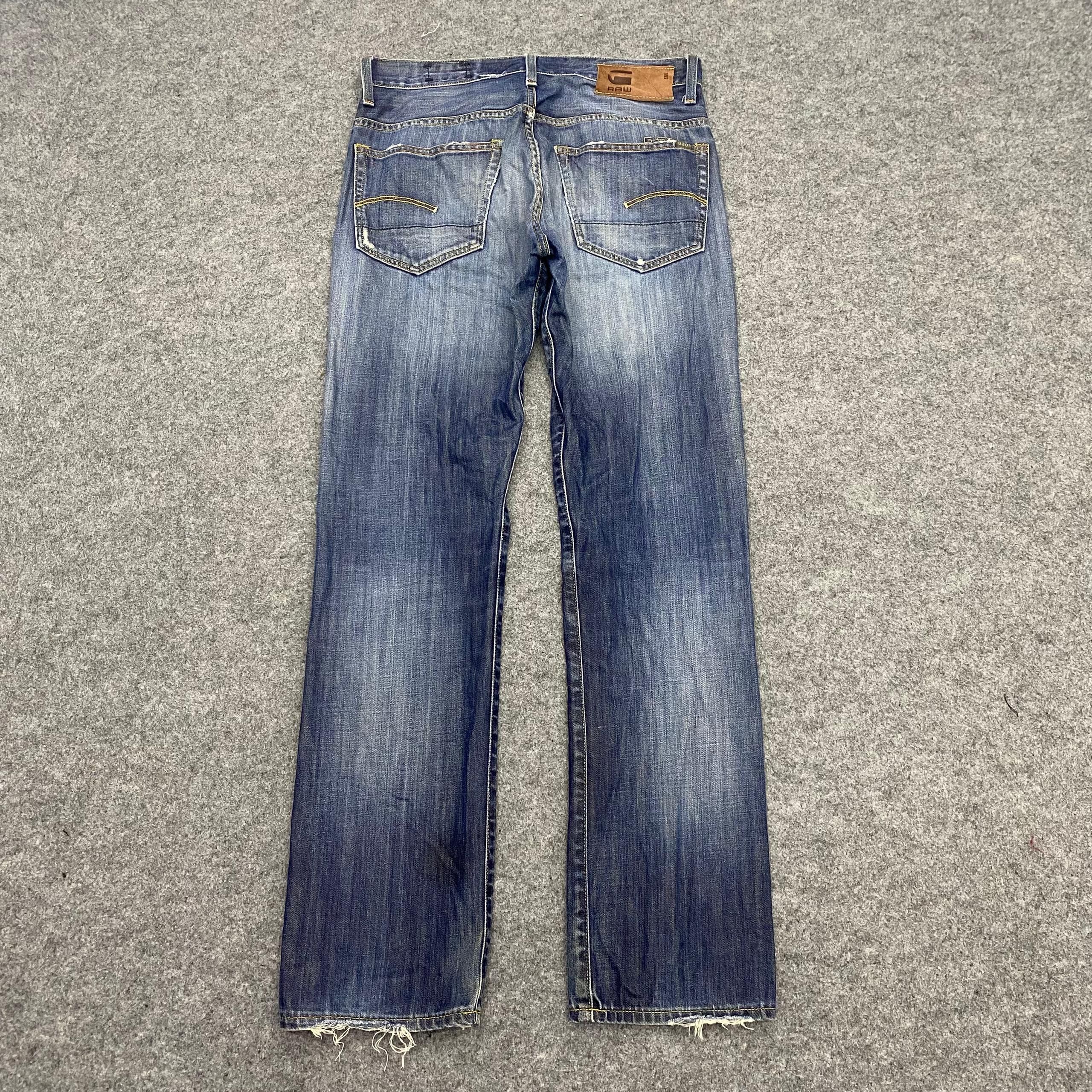 G-Star 💥Best Offer💥Vintage G Star Raws Distressed Denim Size US 32 / EU 48 - 3 Thumbnail