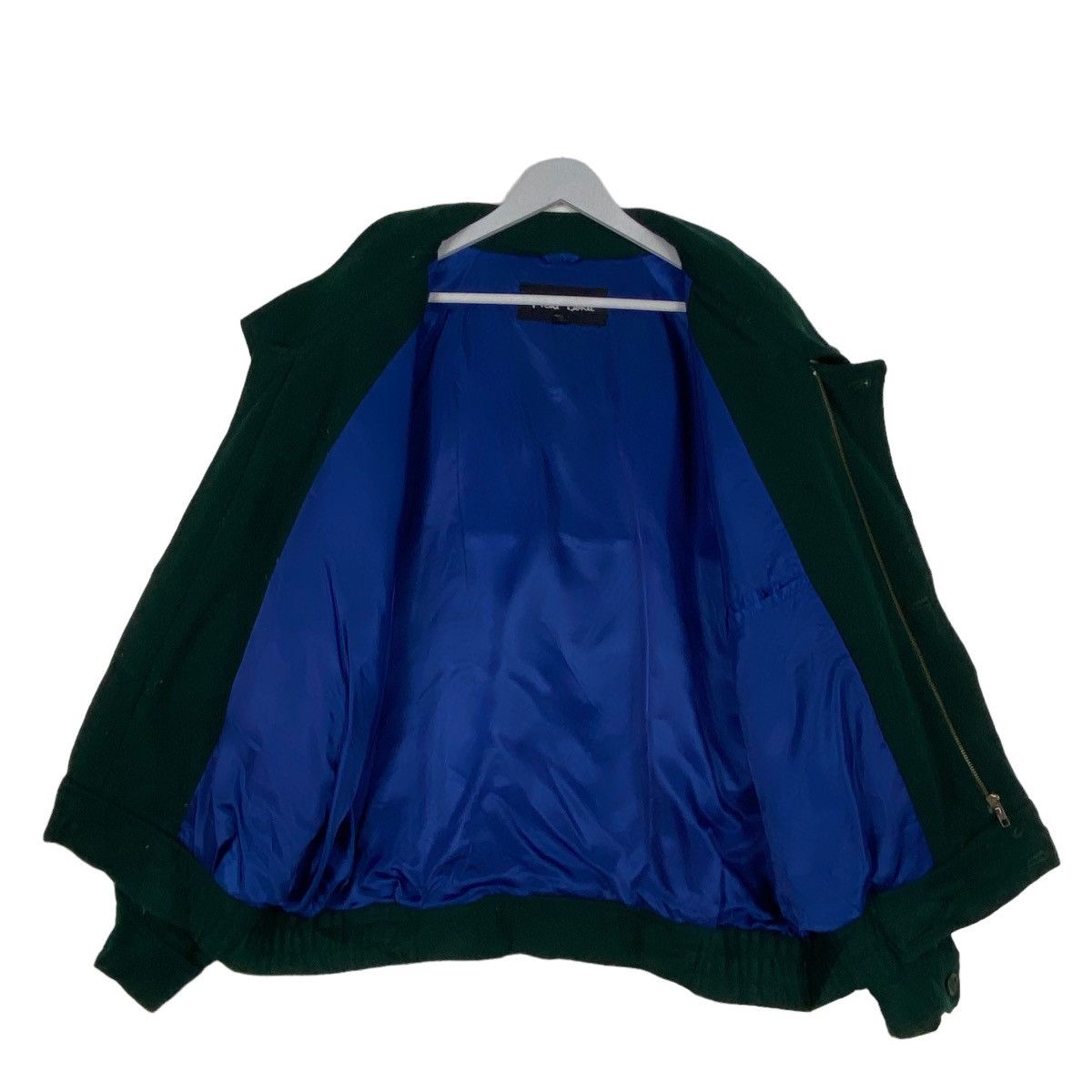 Addict Clothes Japan Vintage 90s Pierre Bonee Green Bomber Wool Jacket Size US L / EU 52-54 / 3 - 10 Thumbnail