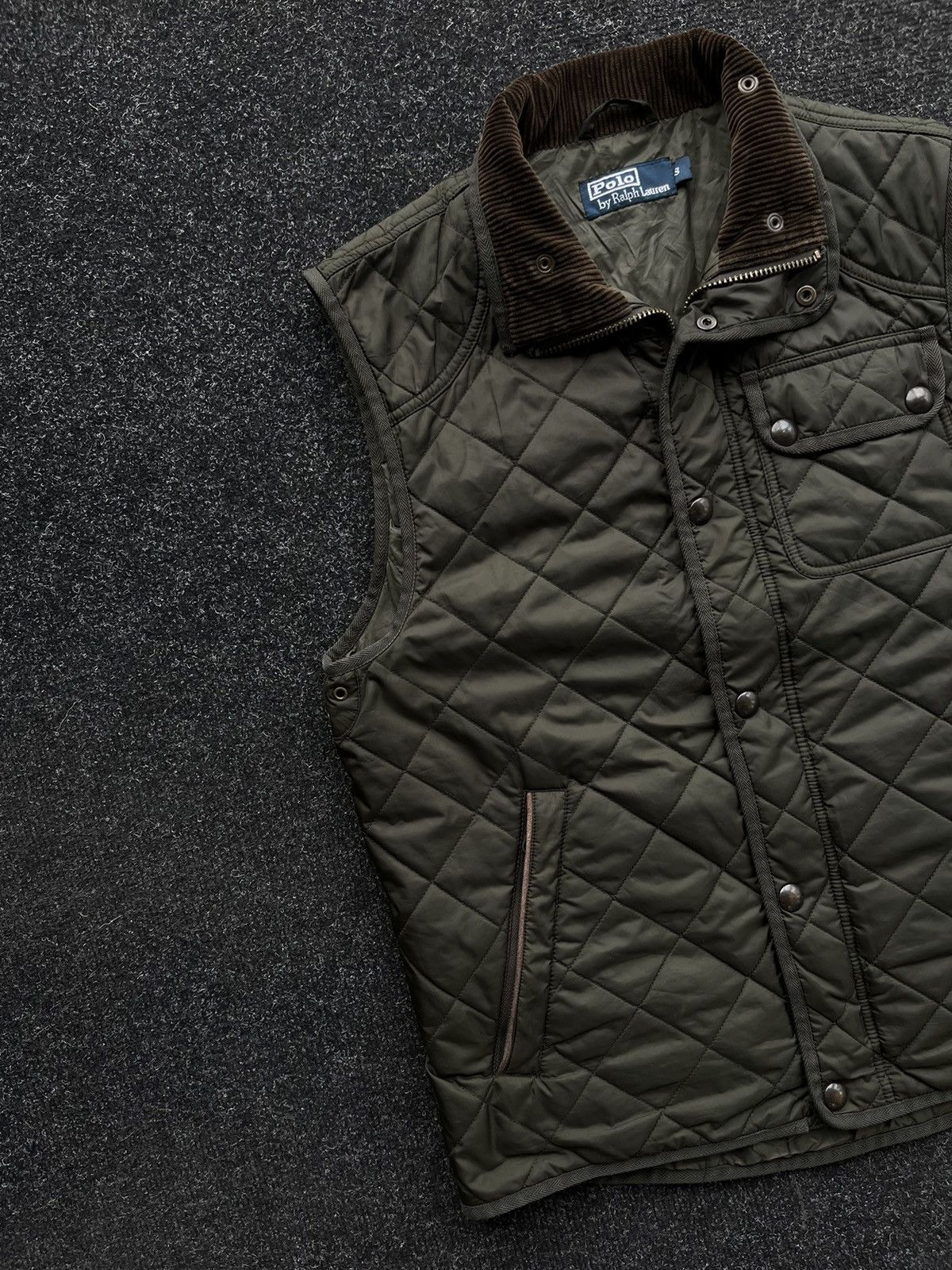 Polo Ralph Lauren × Vintage Vintage Polo by Ralph Lauren Quilted Vest 90s Size US S / EU 44-46 / 1 - 4 Thumbnail