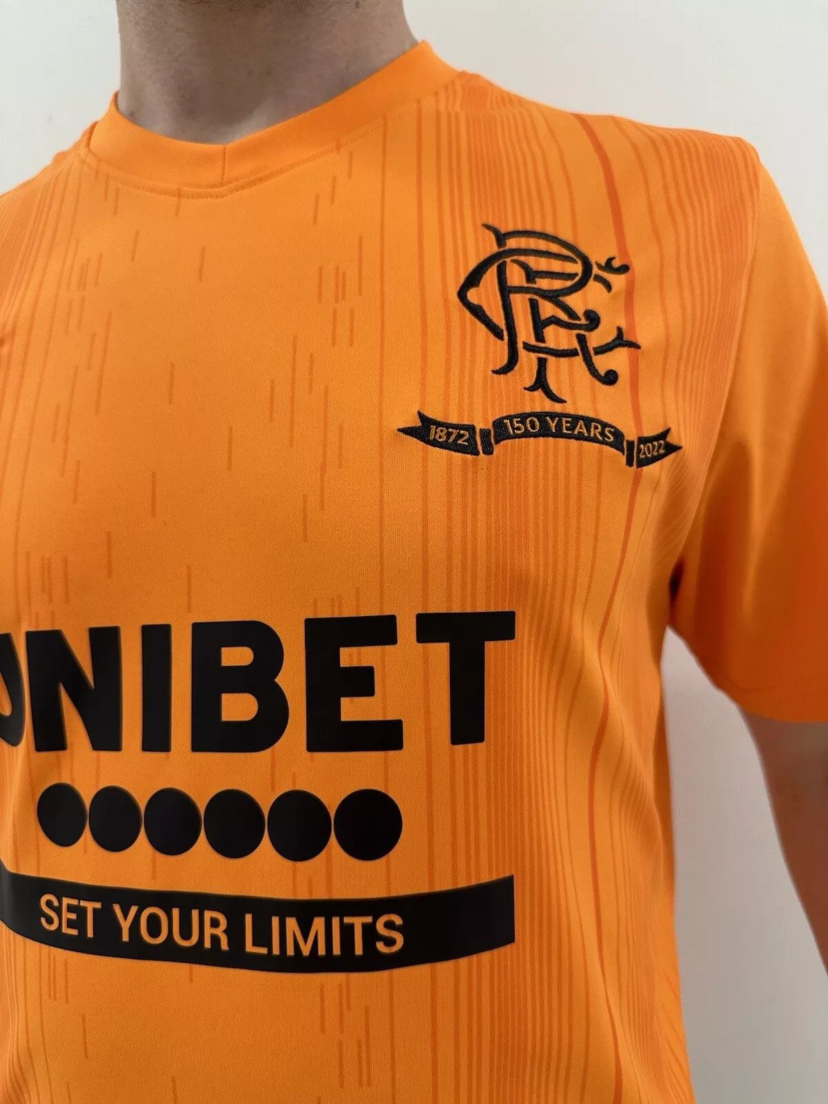 Castore Rangers 2021 2022 Training Jersey Shirt Soccer 150 Years Size US L / EU 52-54 / 3 - 5 Thumbnail