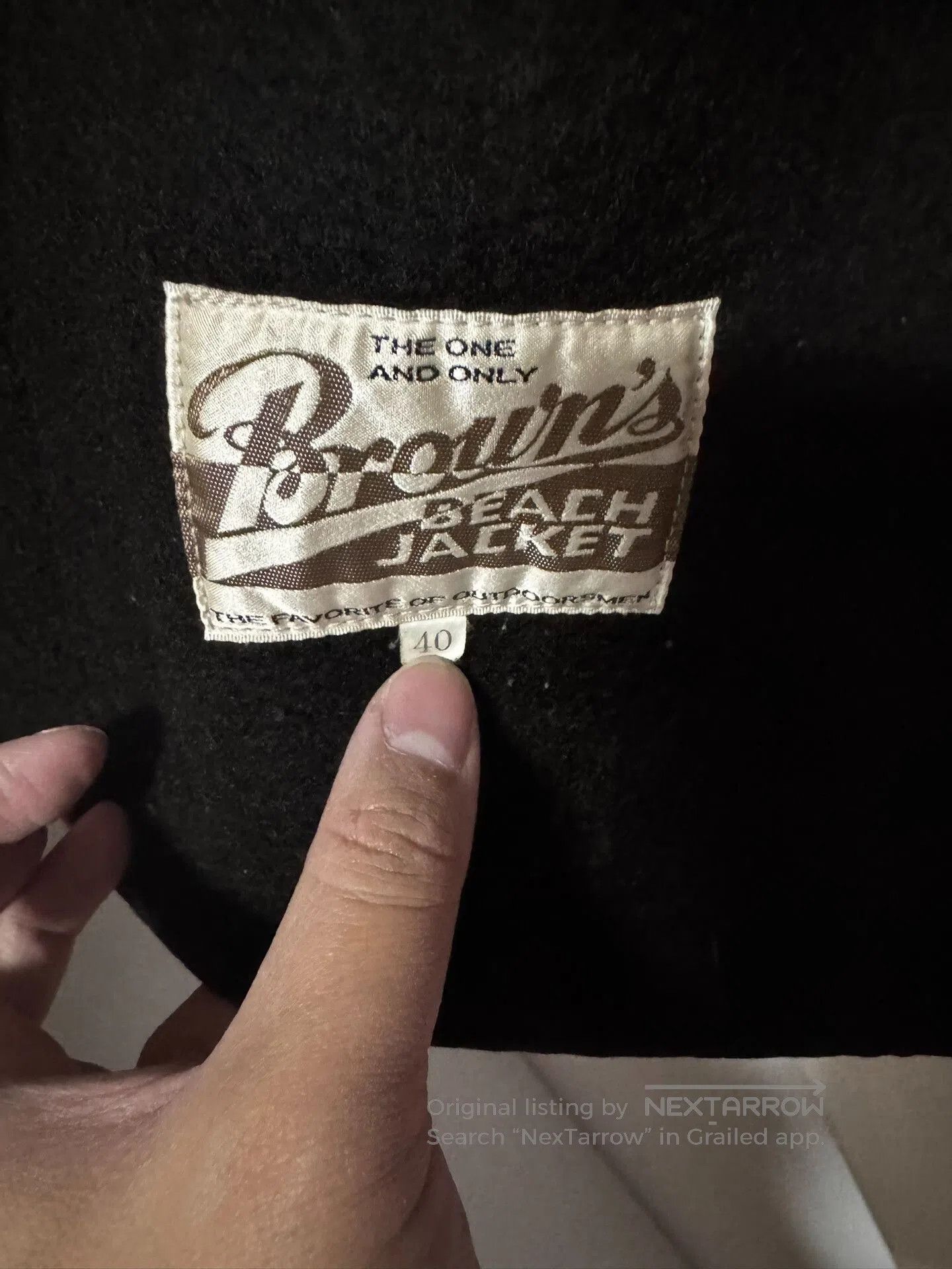 Full Count & Co. Fullcount Brown's Beach Jacket. Size US M / EU 48-50 / 2 - 8 Thumbnail