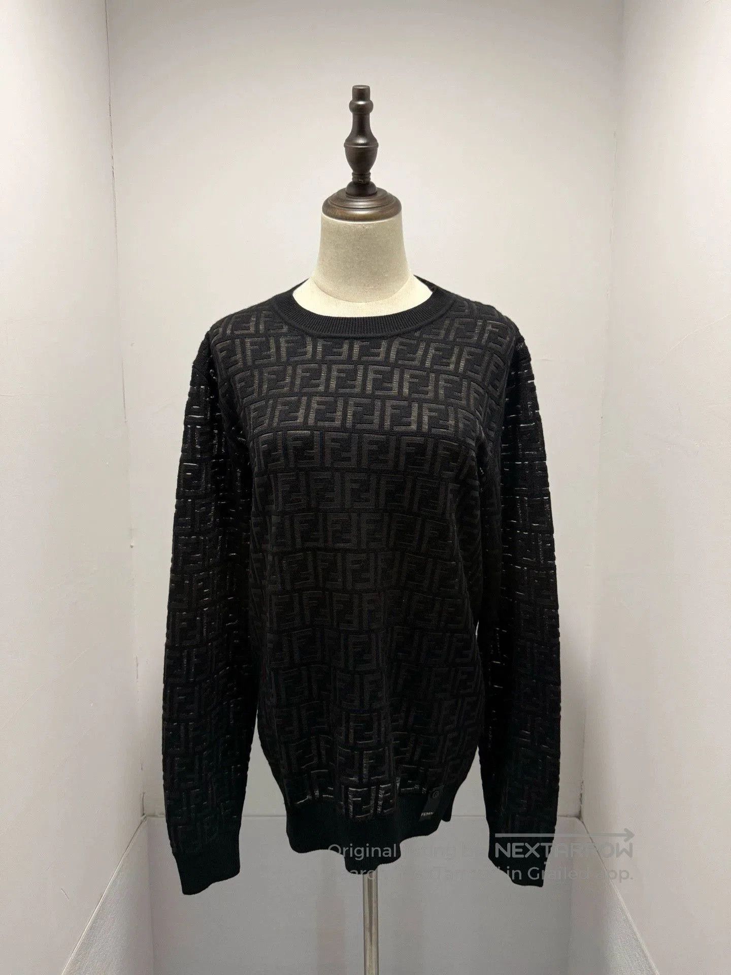 Fendi Fendi Double F Print Knit Sweater. Size US L / EU 52-54 / 3 - 1 Thumbnail