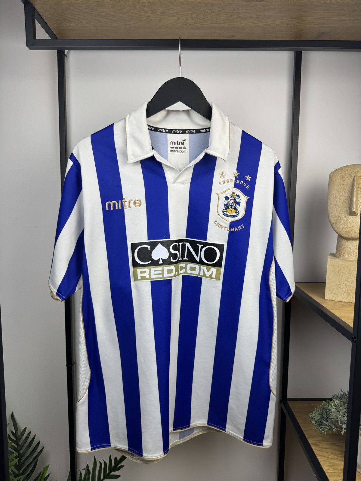 Vintage 2008-09 Huddersfield Centenary Home Shirt Parker #23 Size US L / EU 52-54 / 3 - 1 Thumbnail