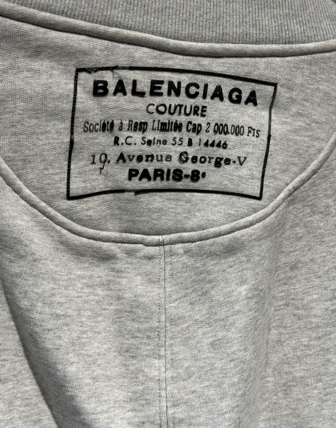 Balenciaga Balenciaga Oversized Logo Sweatshirt Size XS / US 0-2 / IT 36-38 - 3 Thumbnail