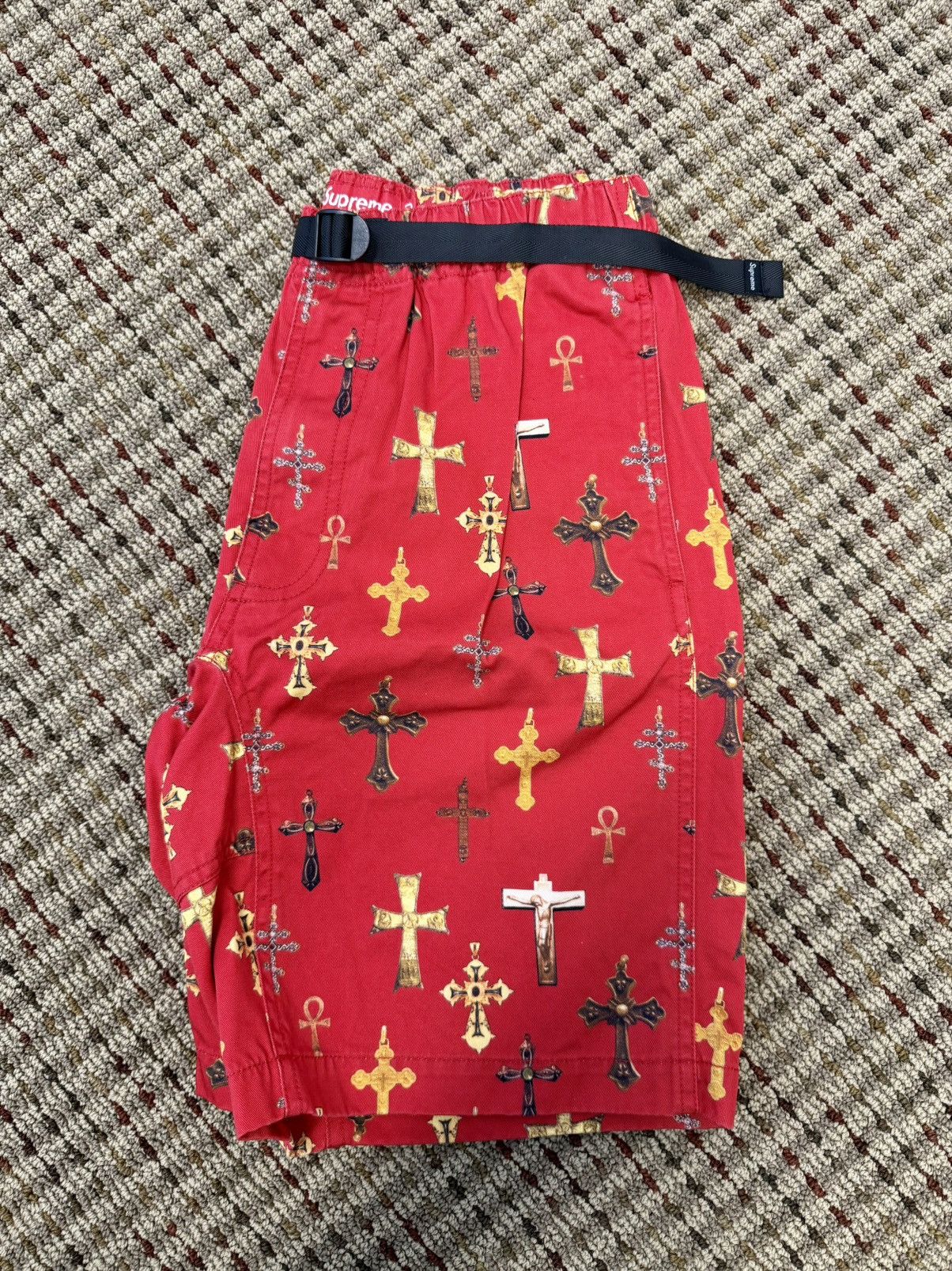 Supreme SS13 Red Crosses Shorts Size US 30 / EU 46 - 5 Thumbnail