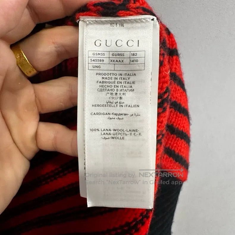 Gucci Gucci Bee striped wool cardigan coat Size XS / US 0-2 / IT 36-38 - 3 Thumbnail