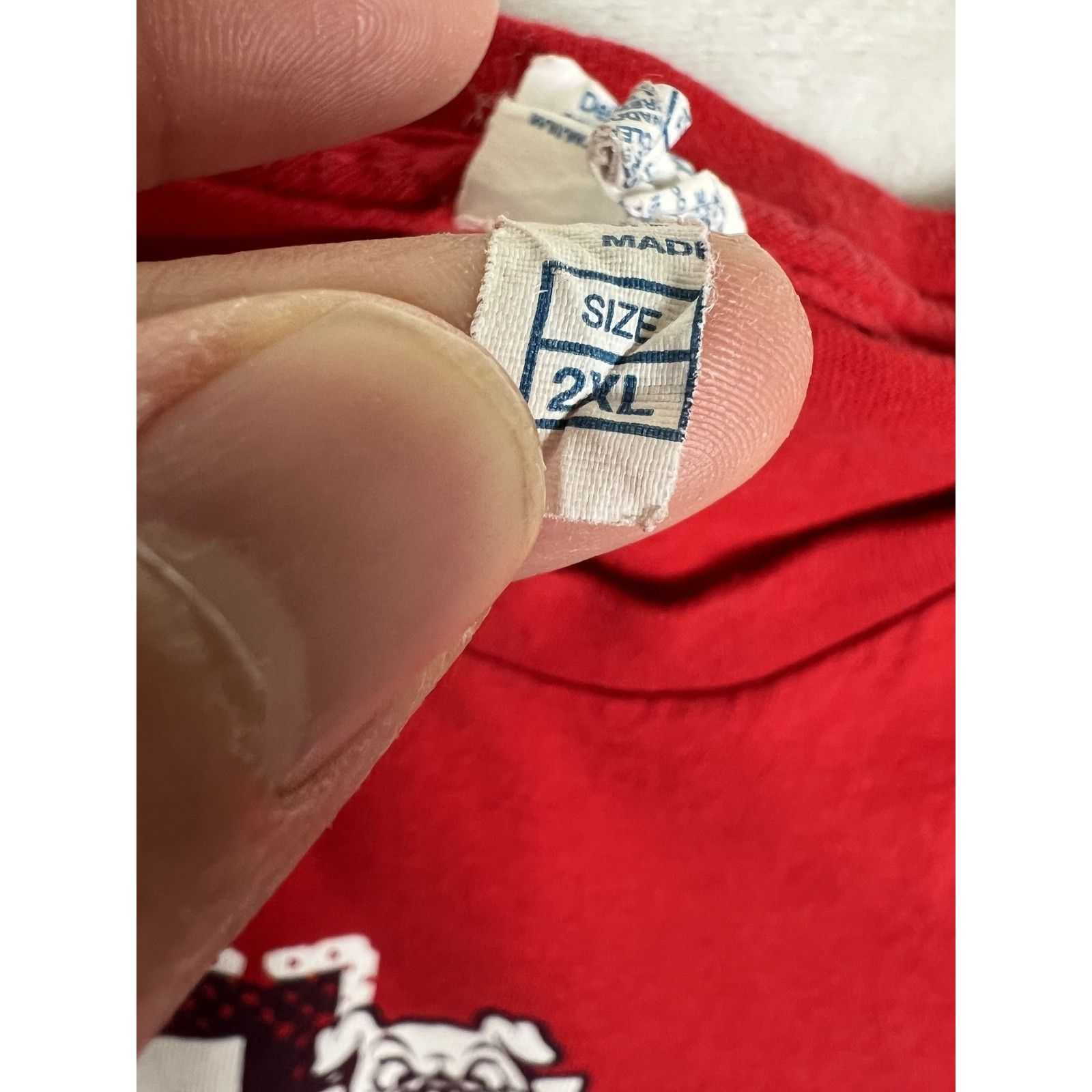 Gildan Vintage Fresno State Bulldogs T-Shirt Size L Double Sided Y Size US L / EU 52-54 / 3 - 7 Thumbnail