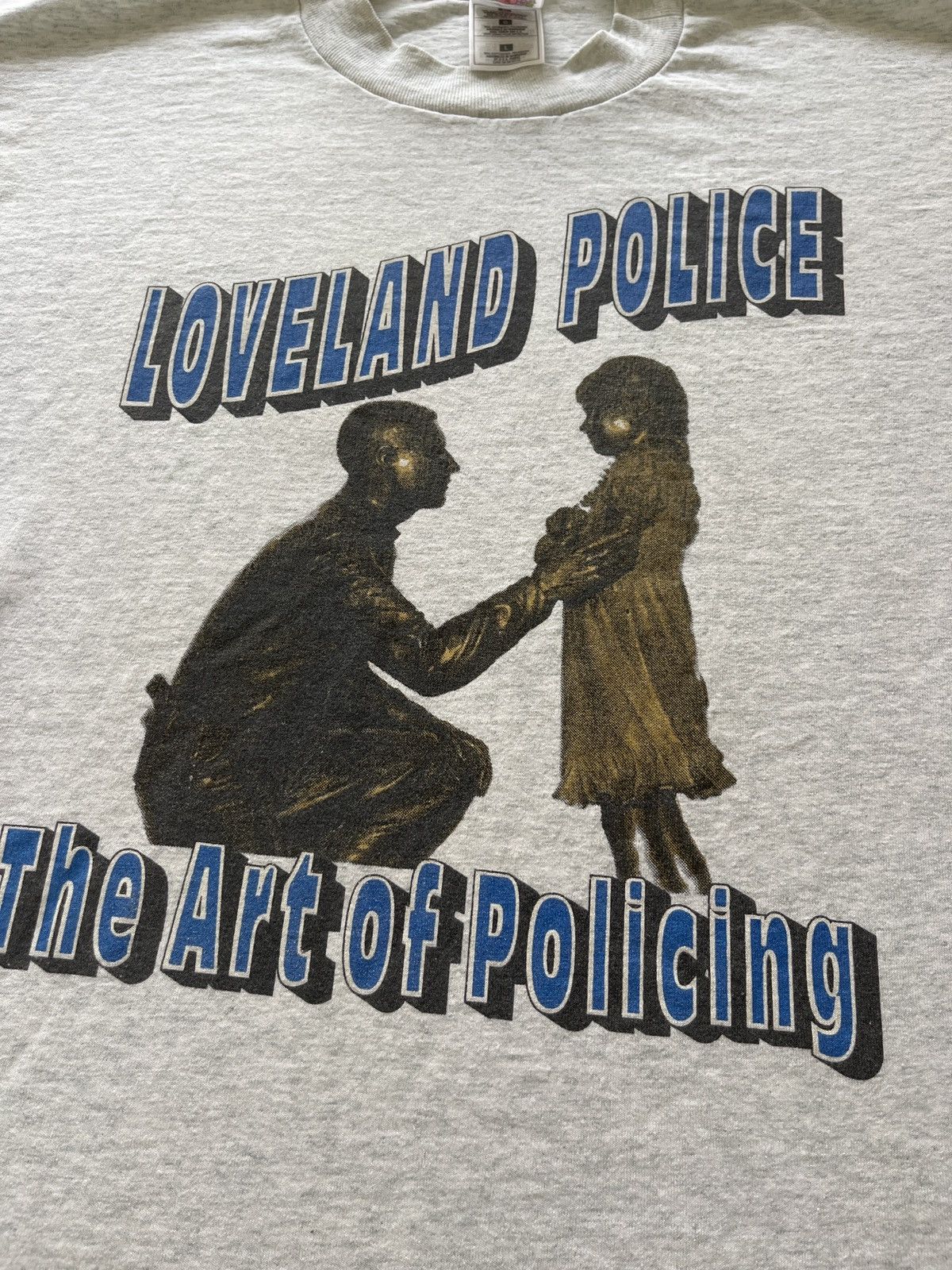 Vintage 1990 Loveland Art of Policing Shirt Size US L / EU 52-54 / 3 - 4 Thumbnail