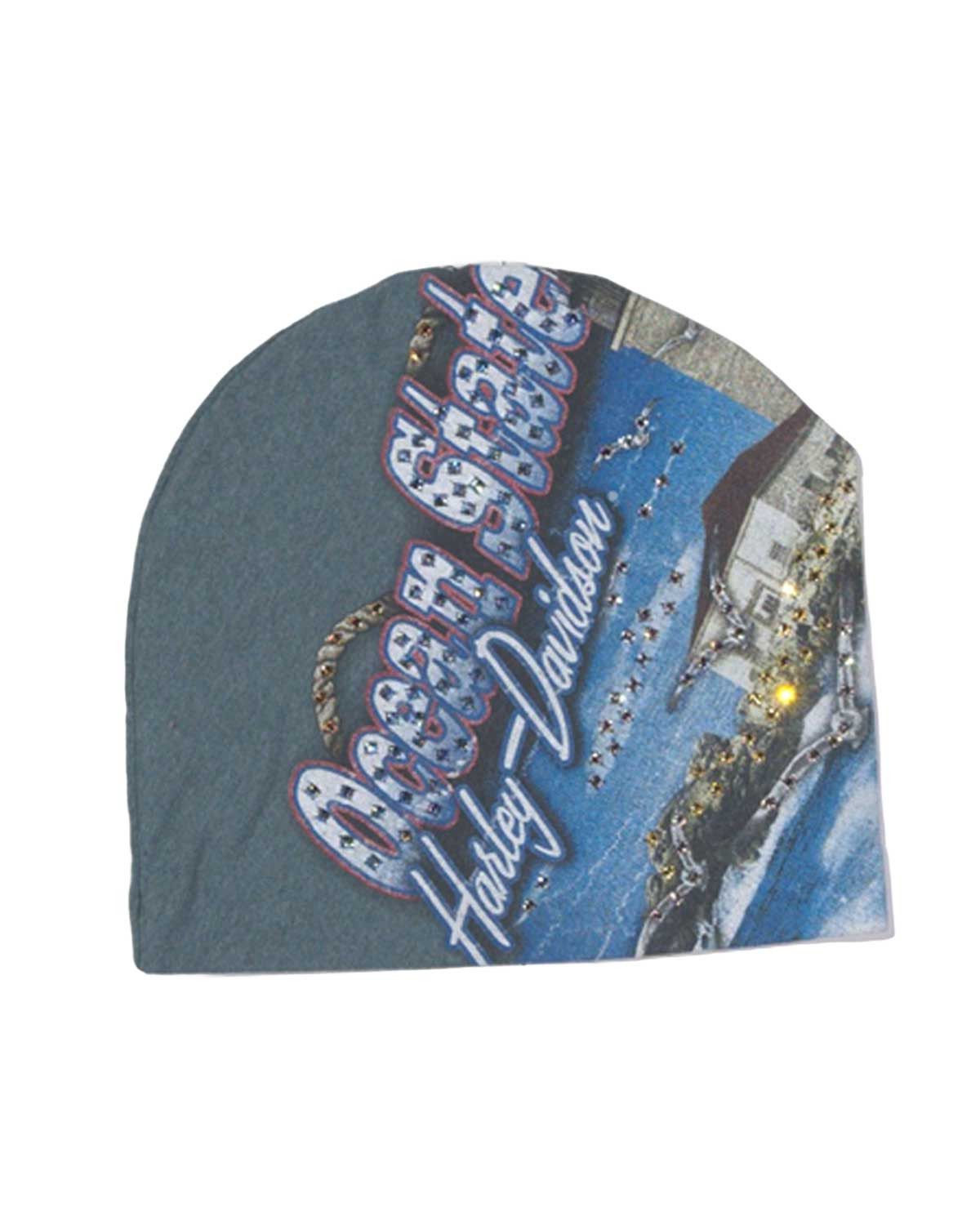 Other Bossi Vintage Rhinestone Beanie Blue Size ONE SIZE - 1 Thumbnail