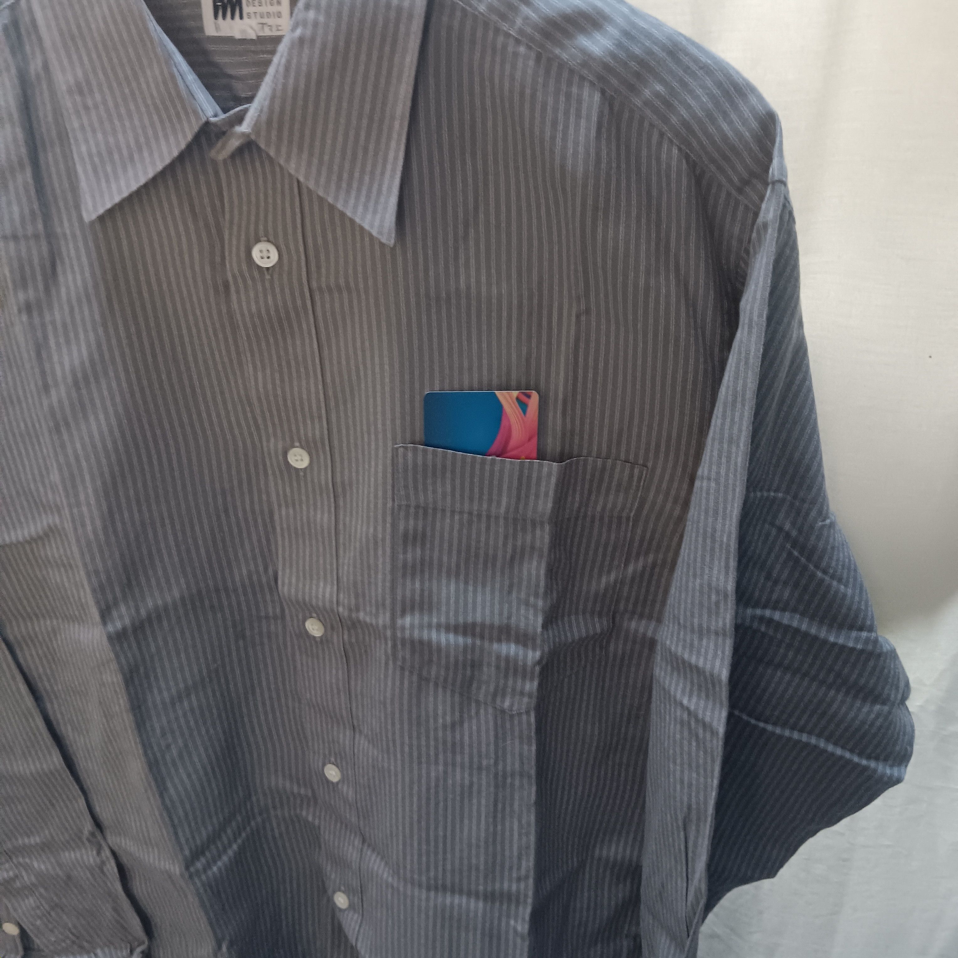 Issey Miyake × Japanese Brand IM product by ISSEY MIYAKE Shirt button ups Size US L / EU 52-54 / 3 - 3 Thumbnail