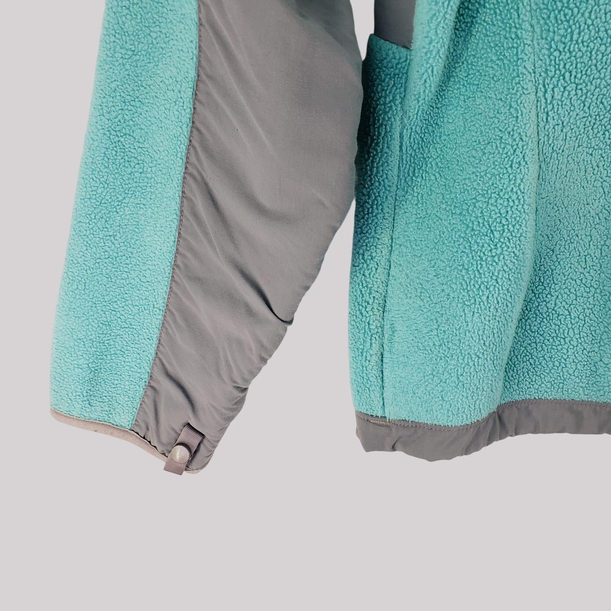 The North Face The North Face Womens Turquoise & Gray Full-Zip Fleece Jacke Size S / US 4 / IT 40 - 3 Thumbnail