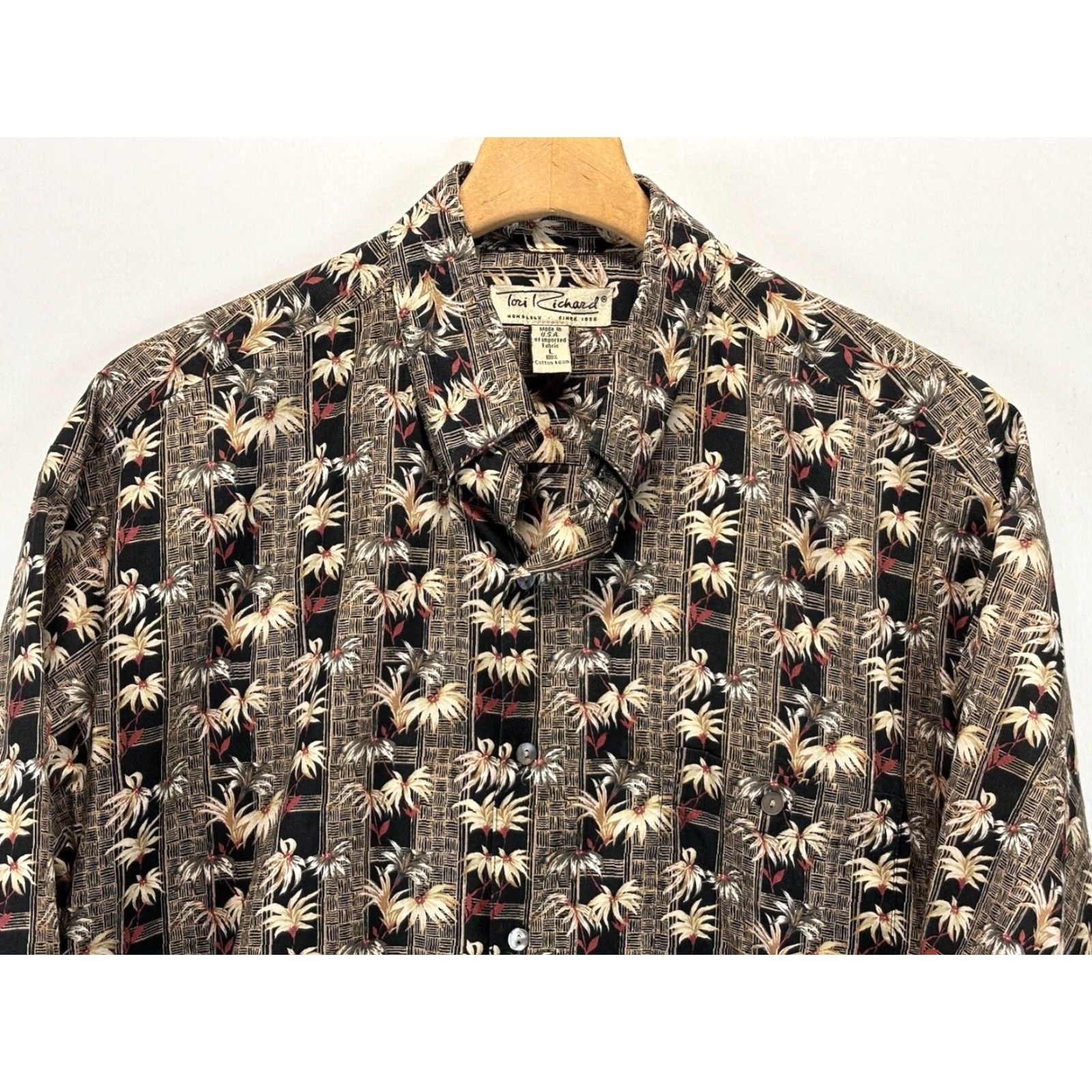 Tori Richard Tori Richard Hawaiian Shirt Mens Large Multicolor Cotton Button Down Short Sleeve Lightweight Size US L / EU 52-54 / 3 - 2 Thumbnail