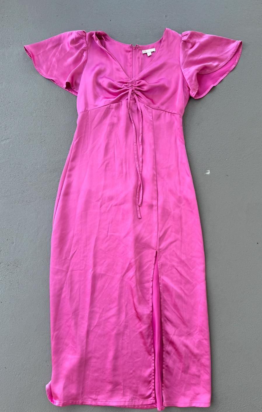 Designer Gianni Bini Pink Maxi Dress S Size S / US 4 / IT 40 - 1 Thumbnail