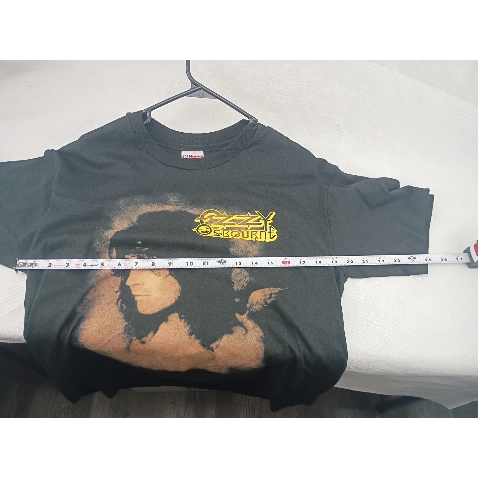 Hanes Vintage Ozzy Osbourne 1992 No More Tours Tour T-Shirt Size L Size US L / EU 52-54 / 3 - 7 Thumbnail