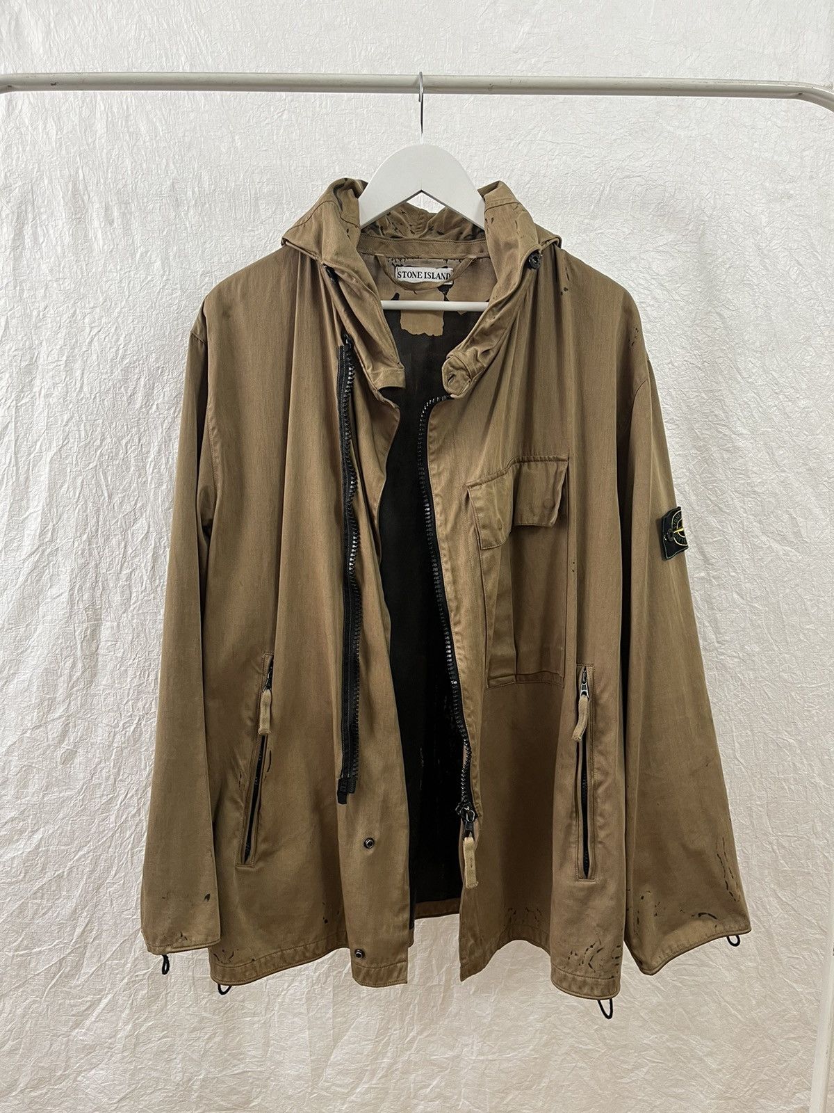Stone Island Stone Island fw1999 raso gommato jacket Size US XL / EU 56 / 4 - 3 Thumbnail