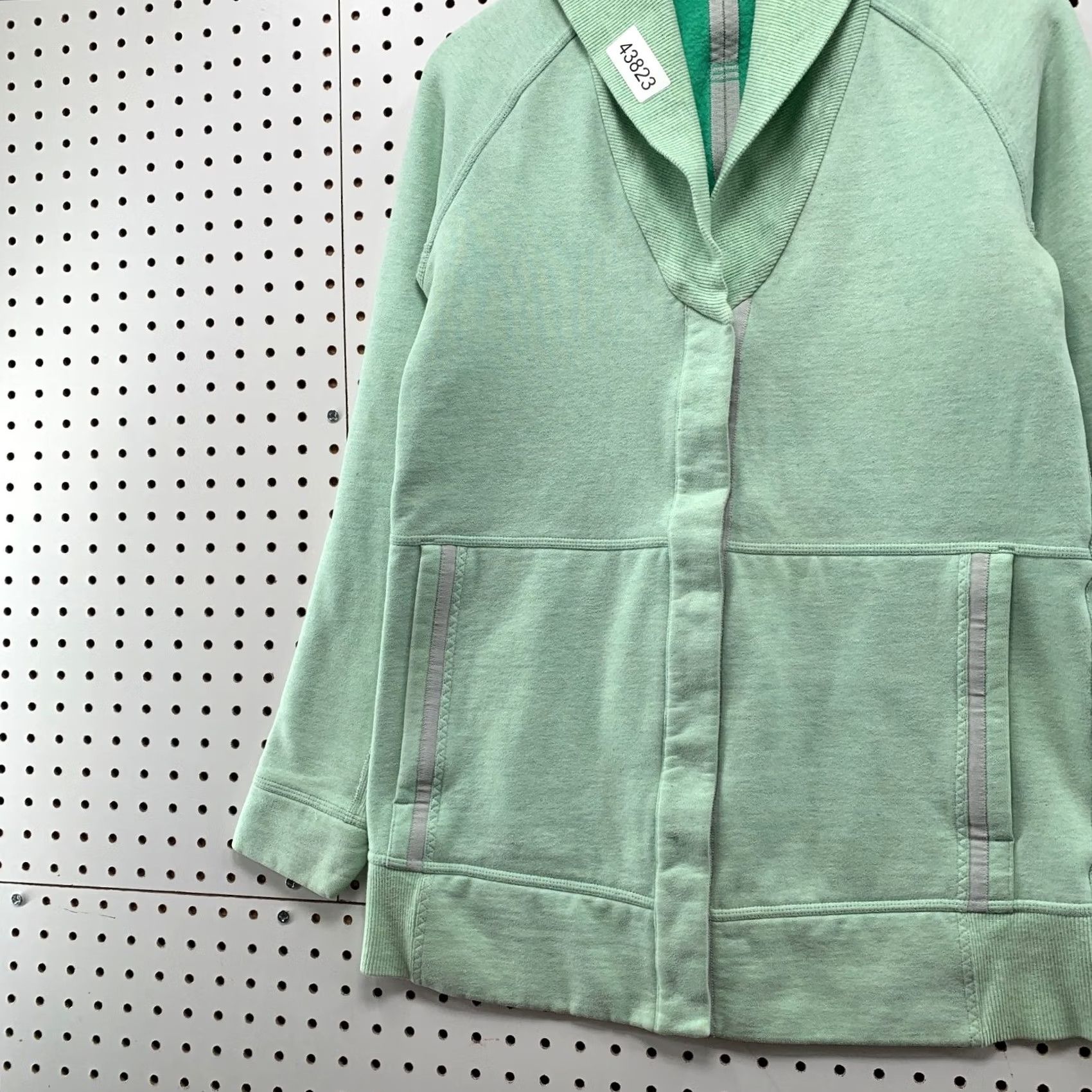 Lululemon Lululemon Yin To My Yang Cardi Fleece Snap Front Jacket Heathered Green Size 8 Women Athletic Zip Jacket Size M / US 6-8 / IT 42-44 - 3 Thumbnail