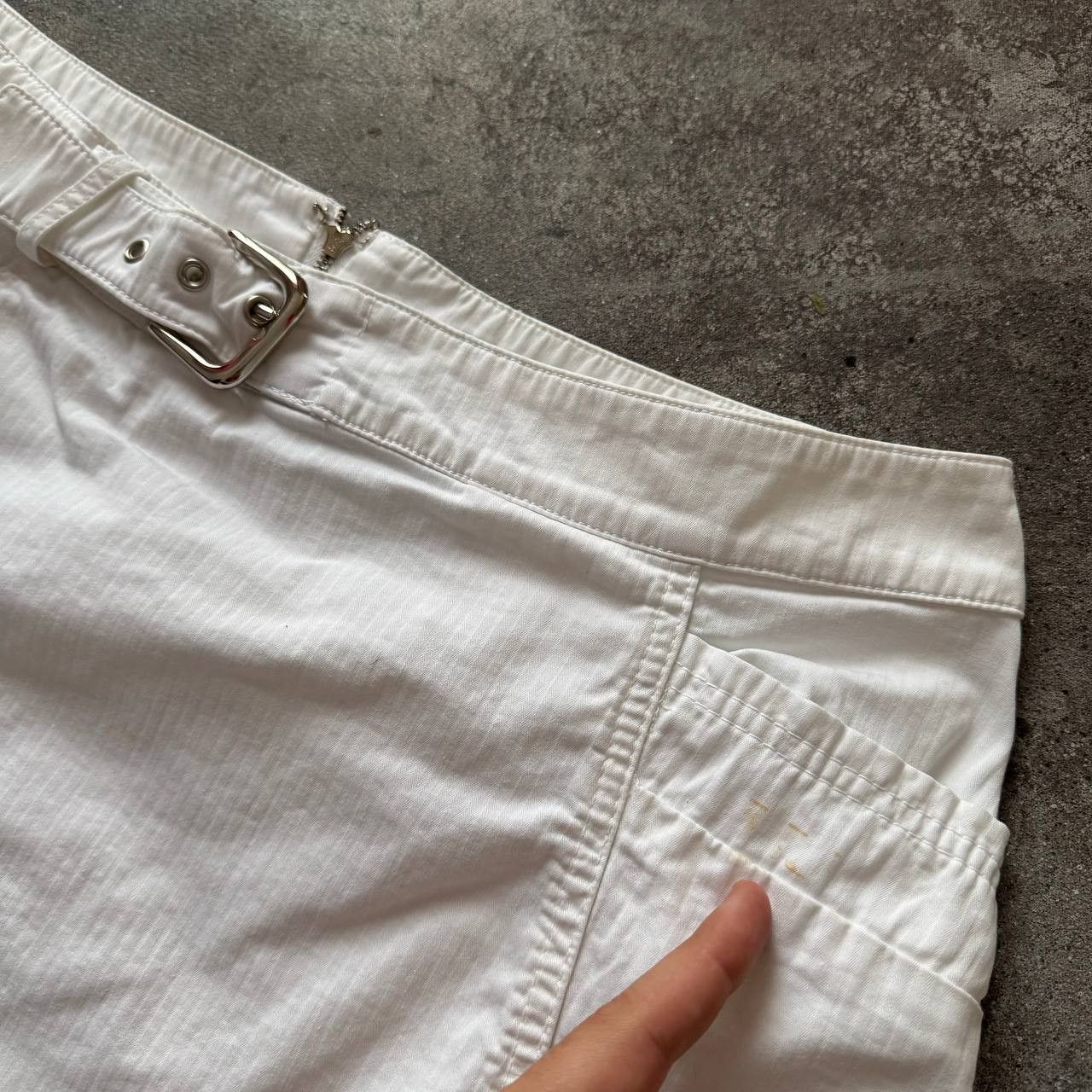 Dolce & Gabbana Dolce & Gabbana Vintage Belted Mini Skirt Size 32" / US 10 / IT 46 - 7 Thumbnail