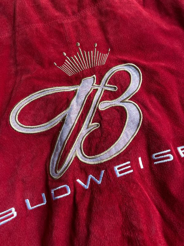 Vintage vintage budweiser varsity jacket snap on nascar racing f1 Size US XXL / EU 58 / 5 - 2 Thumbnail