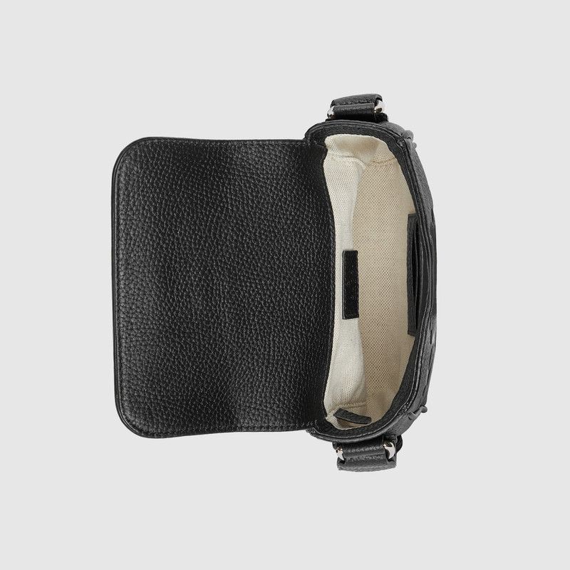 Gucci oc11z1225 Size: OS / Jumbo GG Small Messenger Bag in Black Size ONE SIZE - 4 Thumbnail