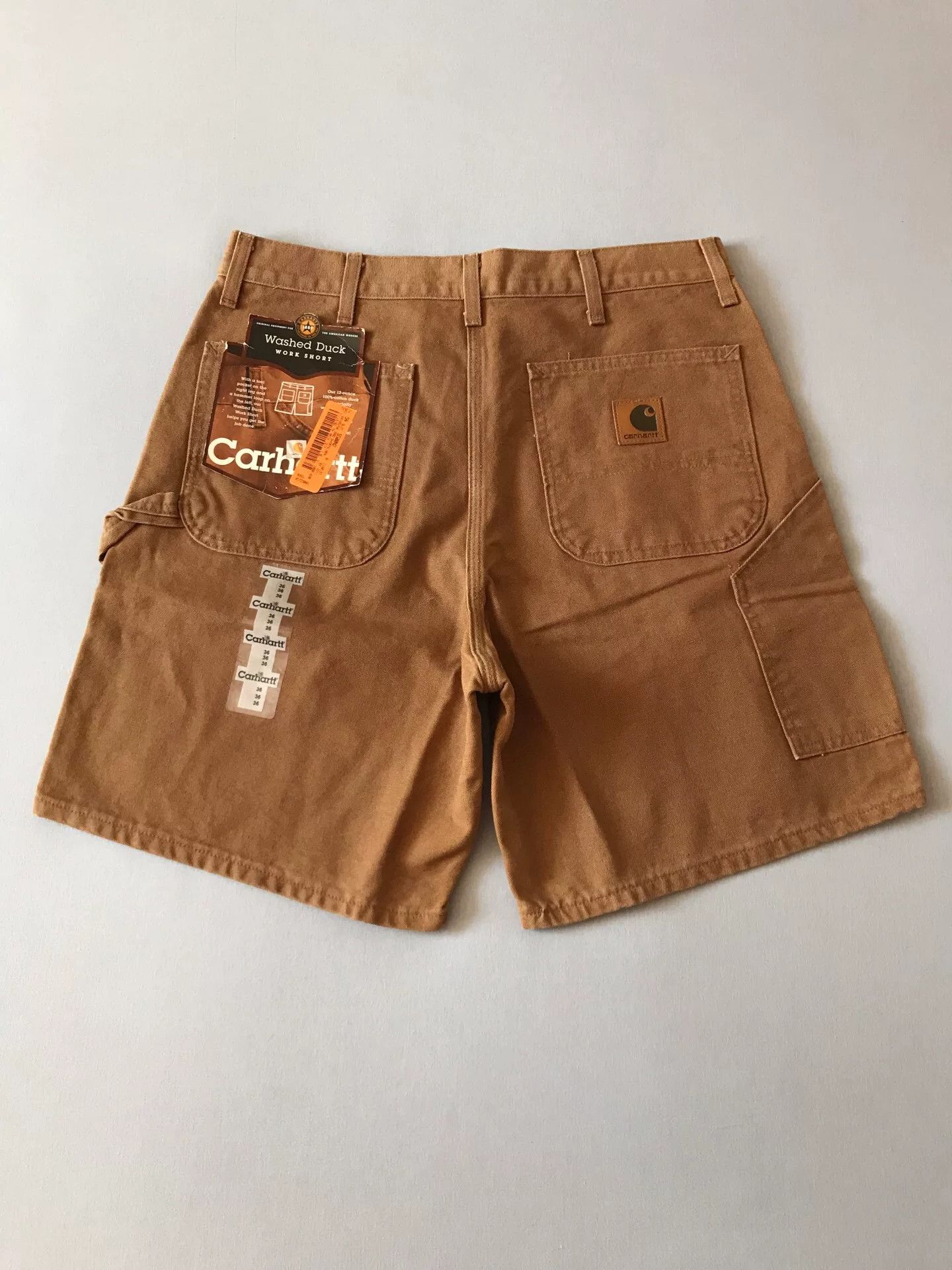 Carhartt Carhartt B25 Brown W36 Washed Cargo Shorts Size US 36 / EU 52 - 1 Thumbnail