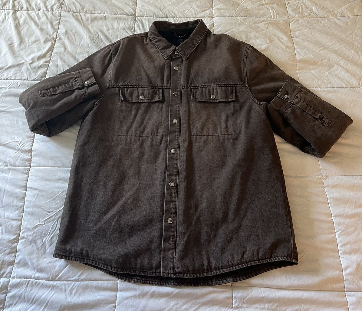 Ksubi KSUBI ANTI SHIRT WORK JACKET XPRESSO BROWN SIZE XXL Size US XXL / EU 58 / 5 - 1 Thumbnail