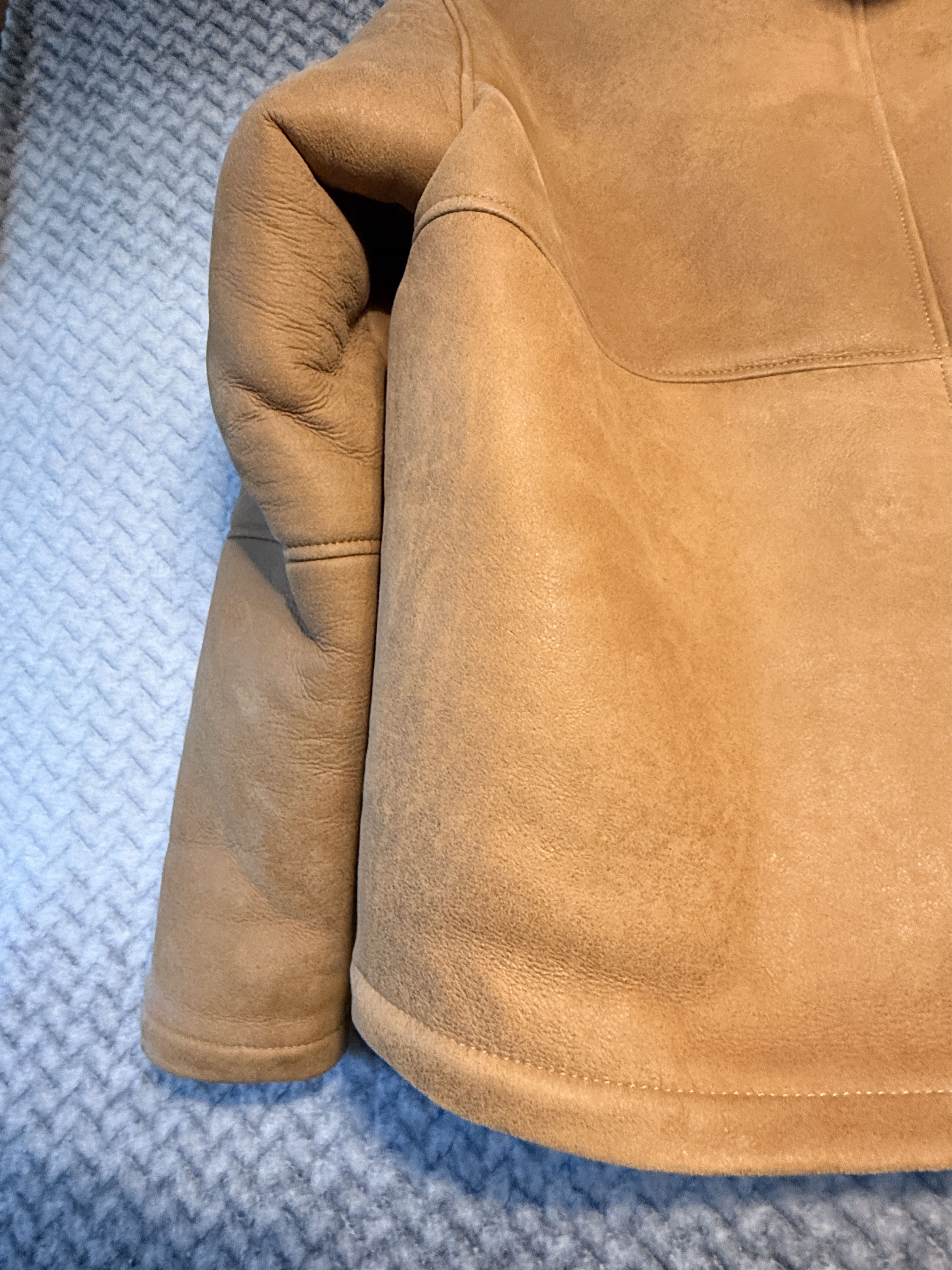 Stussy Shearling Hooded Jacket Tan Size US M / EU 48-50 / 2 - 8 Thumbnail