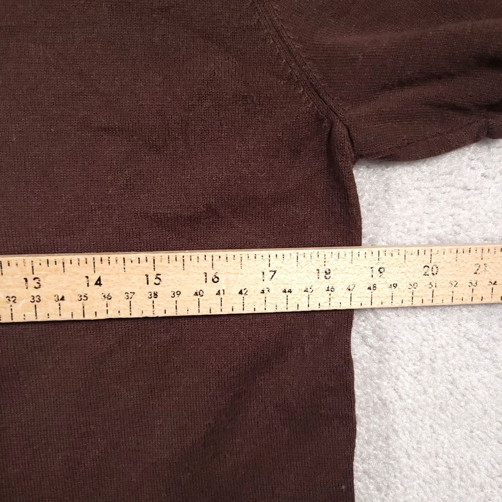 Vintage Alfred Dunner Shirt Women's Small Brown Stretch Short Sleeve Knit Embroidered Size S / US 4 / IT 40 - 7 Thumbnail