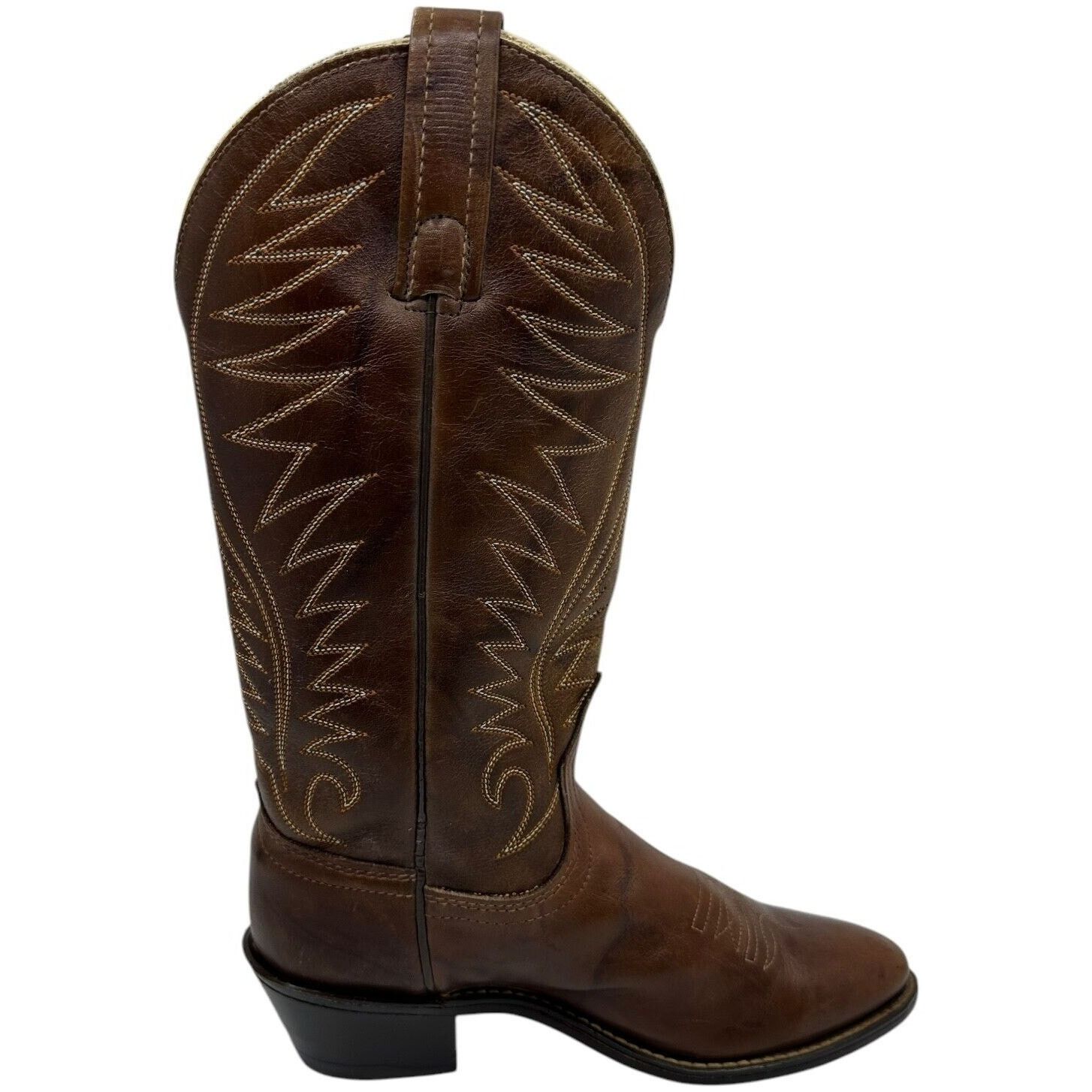 Acme Clothing Vintage Acme Men's Cowboy Western Boots Brn Leather USA 5C Size US 5 / EU 37 - 2 Thumbnail