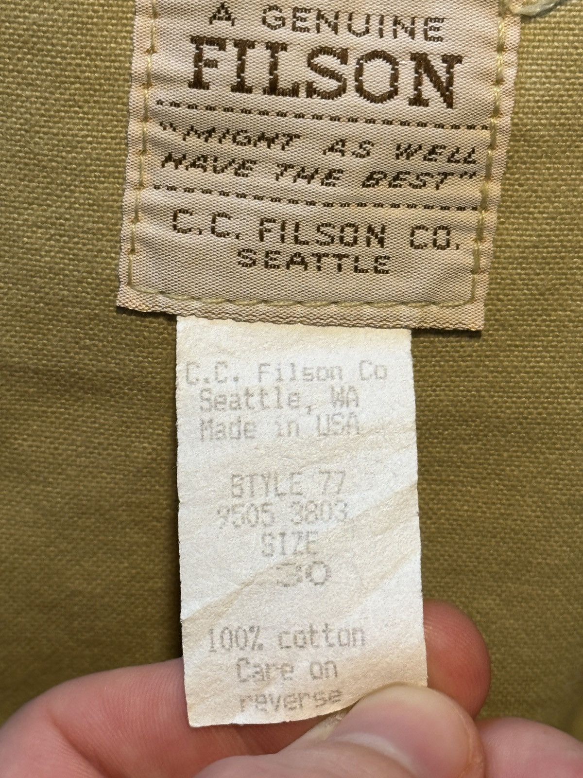 Filson Filson Double Knee Cotton Work Pants Size US 30 / EU 46 - 5 Thumbnail