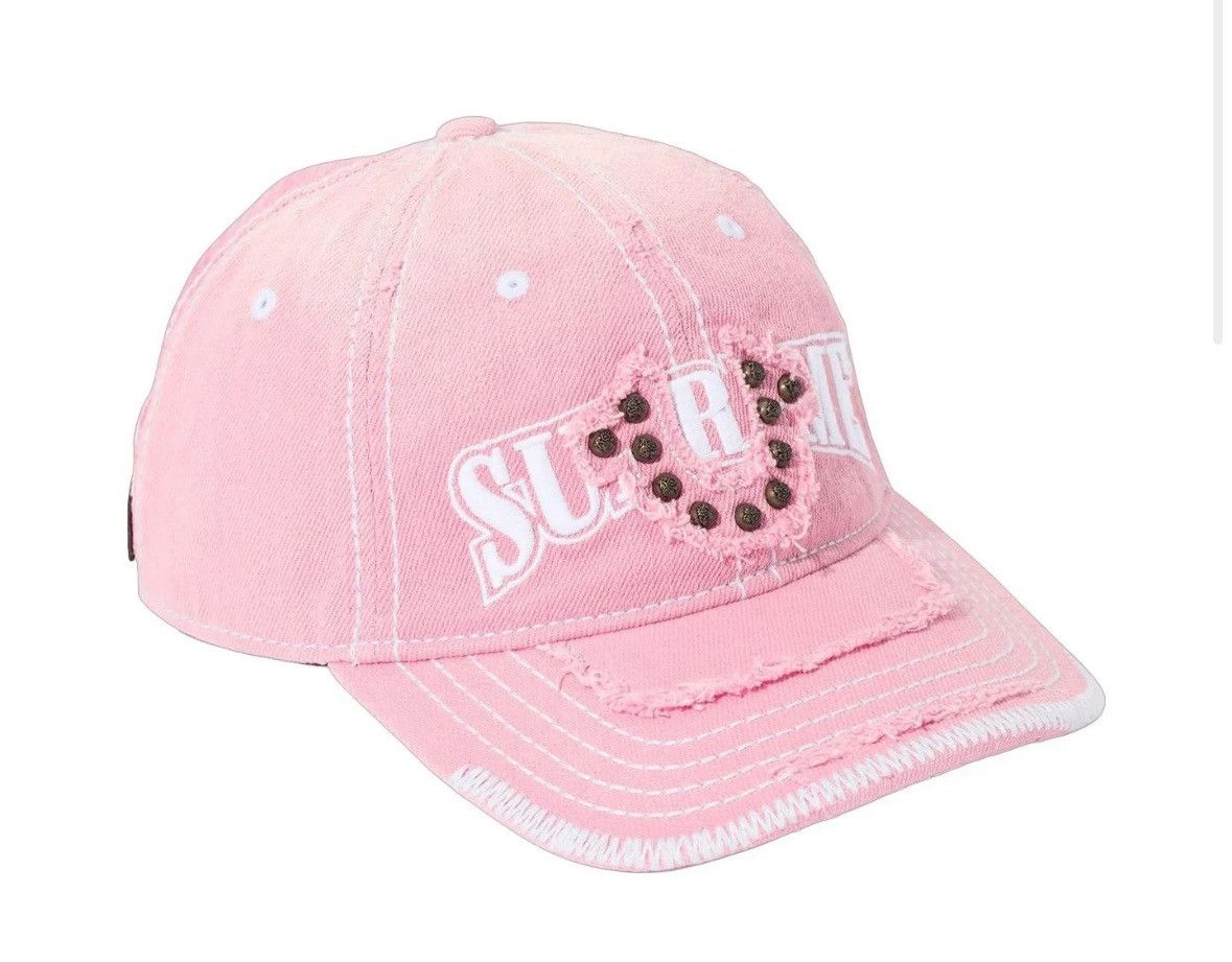 Supreme × True Religion Supreme True Religion Mesh Back 6-Panel Hat Pink Size ONE SIZE - 2 Thumbnail
