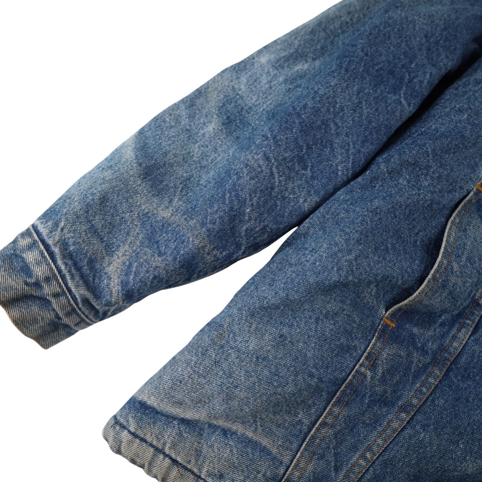 Levi's × Vintage Vintage Levis Denim Sherpa Jacket Size US L / EU 52-54 / 3 - 5 Thumbnail