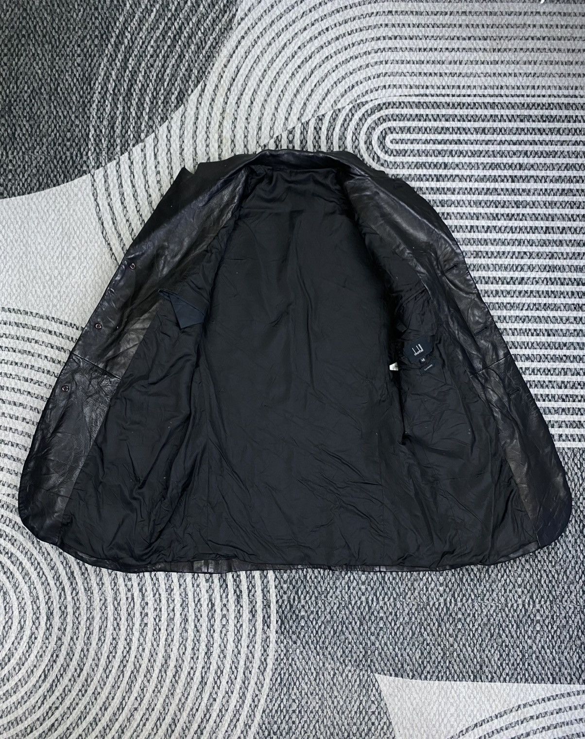 Alfred Dunhill 🔥RARE Vintage Dunhill Made In France Lambskin Jacket Size US M / EU 48-50 / 2 - 6 Thumbnail