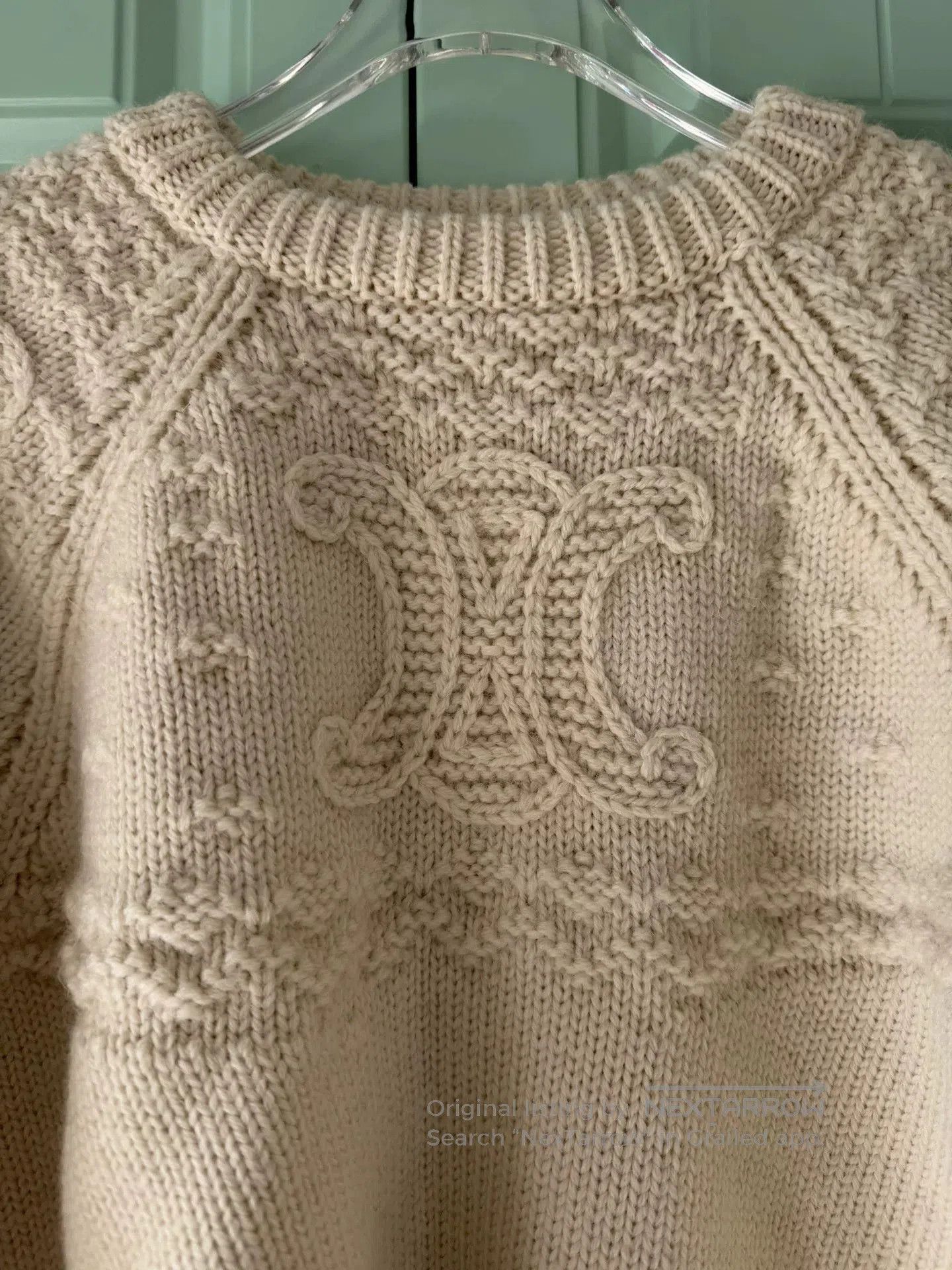 Celine Celine Triomphe Logo Wool Sweater. Size XS / US 0-2 / IT 36-38 - 7 Thumbnail