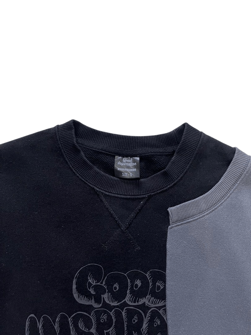 GU × Maison MIHARA YASUHIRO Miharayasuhiro Japanese Reconstructed Sweatshirt Crewneck Size US S / EU 44-46 / 1 - 4 Thumbnail