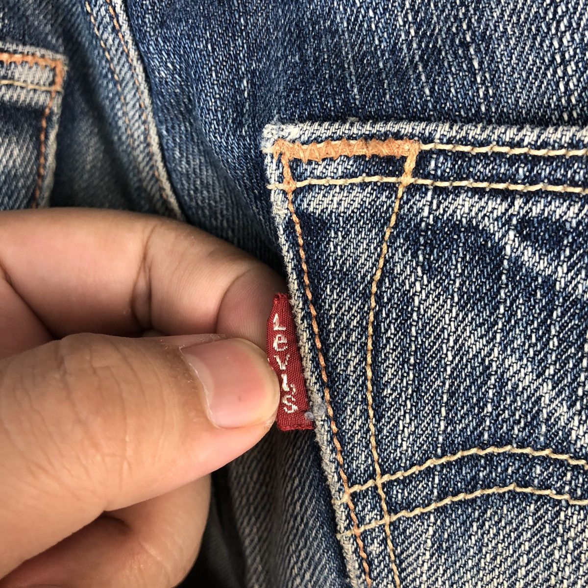 Levi's Levis 702 Blue Denim ripped distressed Pants #A2610 Size US 32 / EU 48 - 21 Thumbnail
