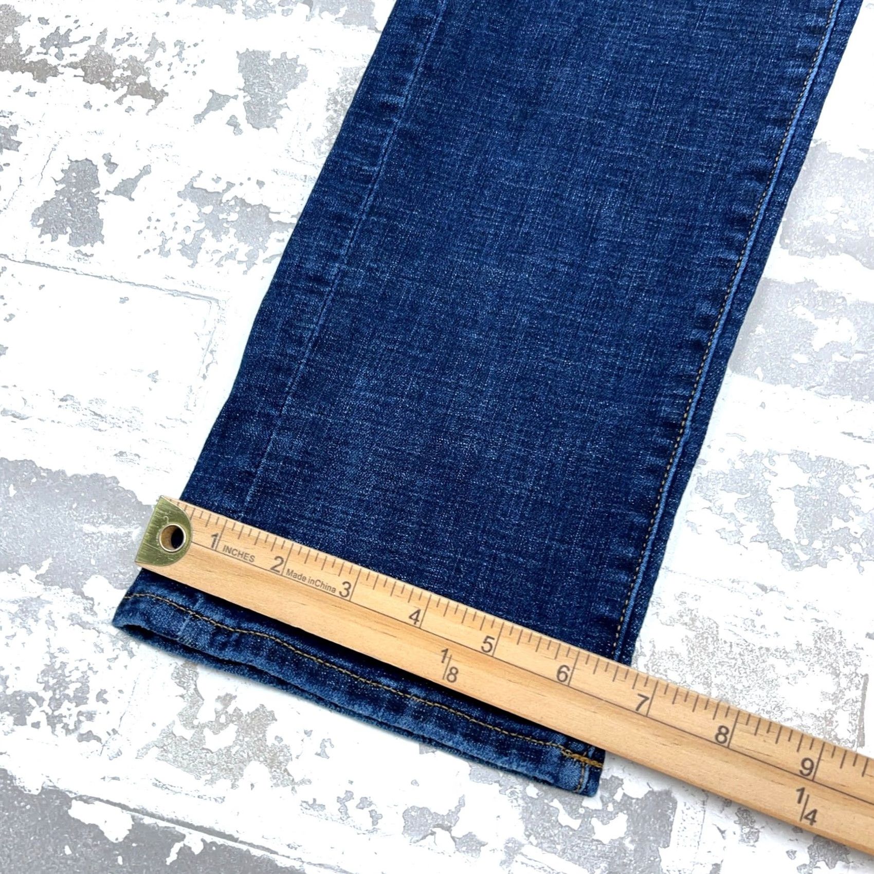 American Eagle Outfitters American Eagle Jeans Men 30x32 Slim Straight Next Level Stretch Dark Blue Distressed? No Distressed Size US 30 / EU 46 - 7 Thumbnail