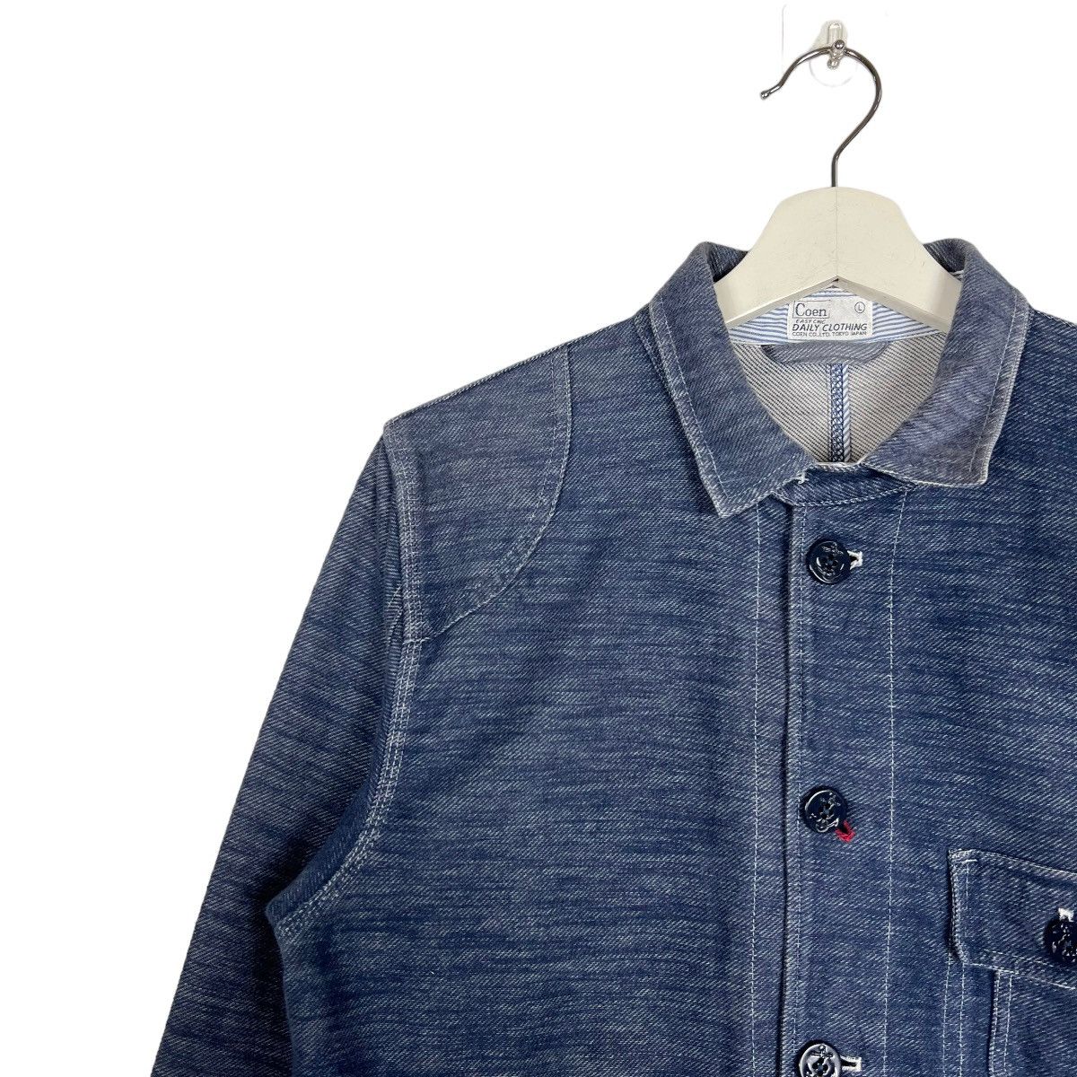 Indigo 🔥 COEN INDIGO NAVY DECK JACKET Size US S / EU 44-46 / 1 - 8 Thumbnail