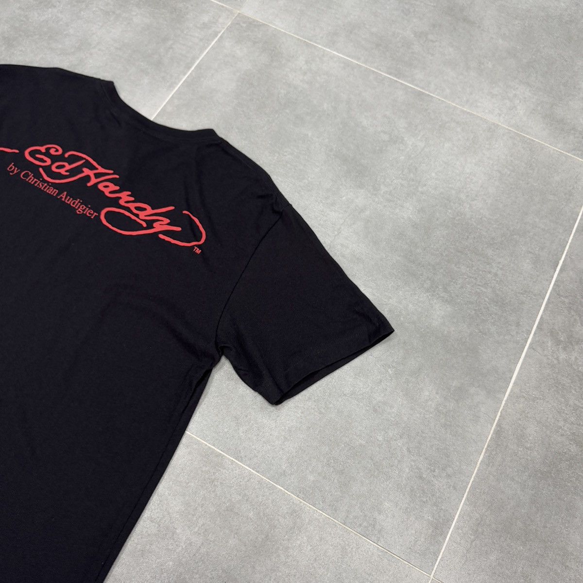 Ed Hardy Ed Hardy by Christian Audigier Tattoo Skull T-Shirt with Tag Size US XL / EU 56 / 4 - 16 Thumbnail