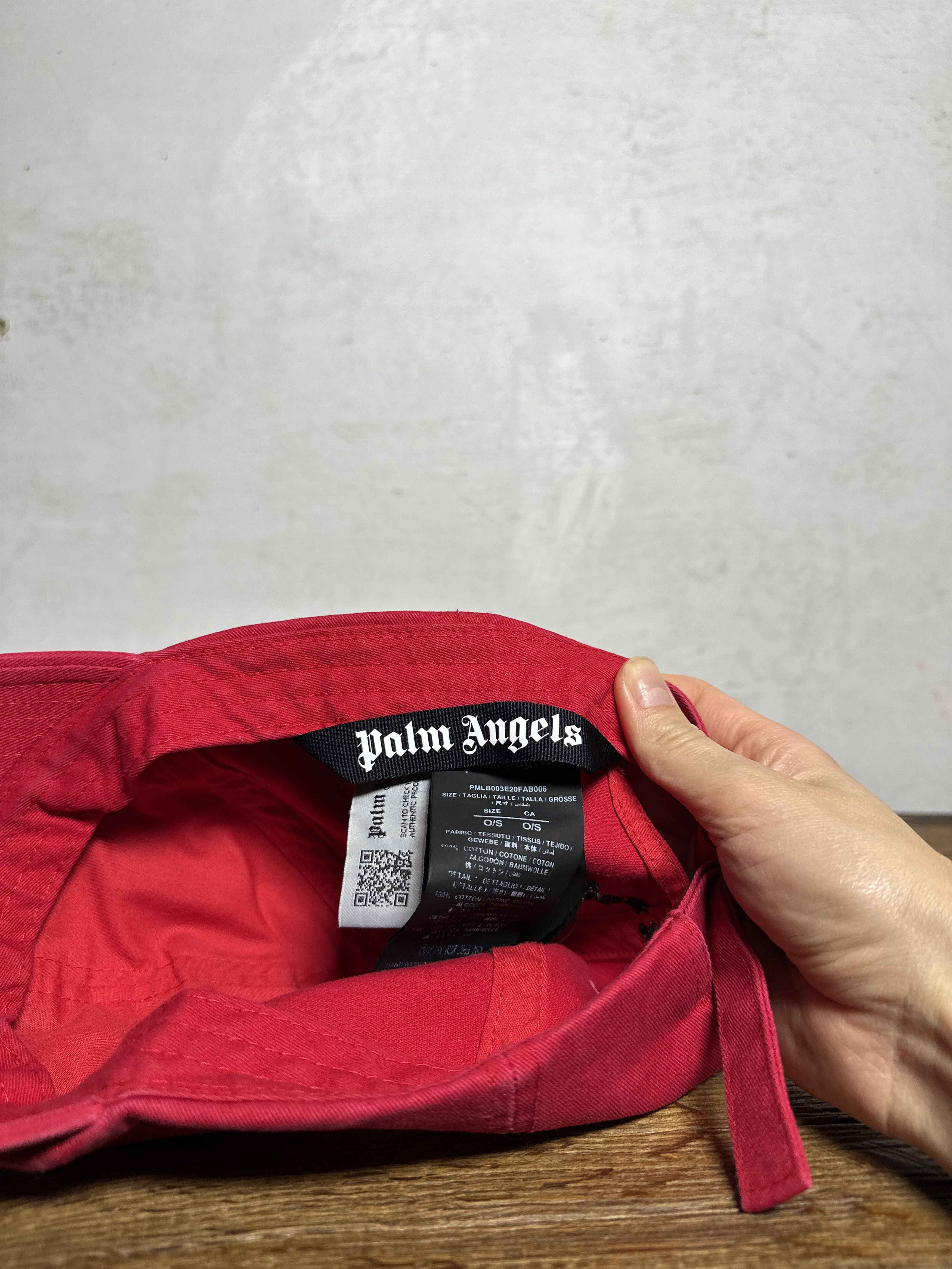 Palm Angels Palm Angels Red Baseball Cap Size ONE SIZE - 8 Thumbnail