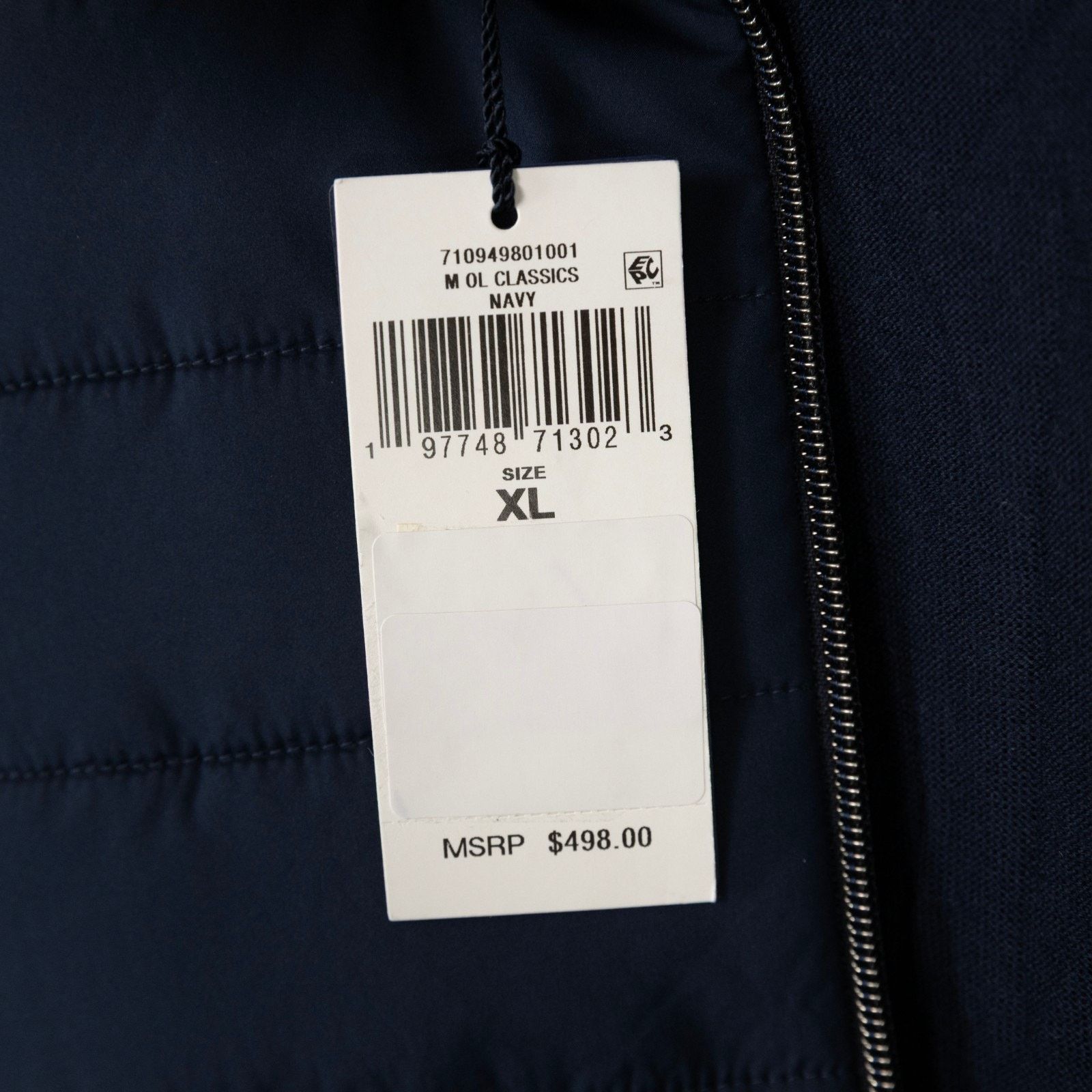 Polo Ralph Lauren Polo Ralph Lauren Men Wool Quilted Full Zip Hybrid Sweater Size US XL / EU 56 / 4 - 7 Thumbnail