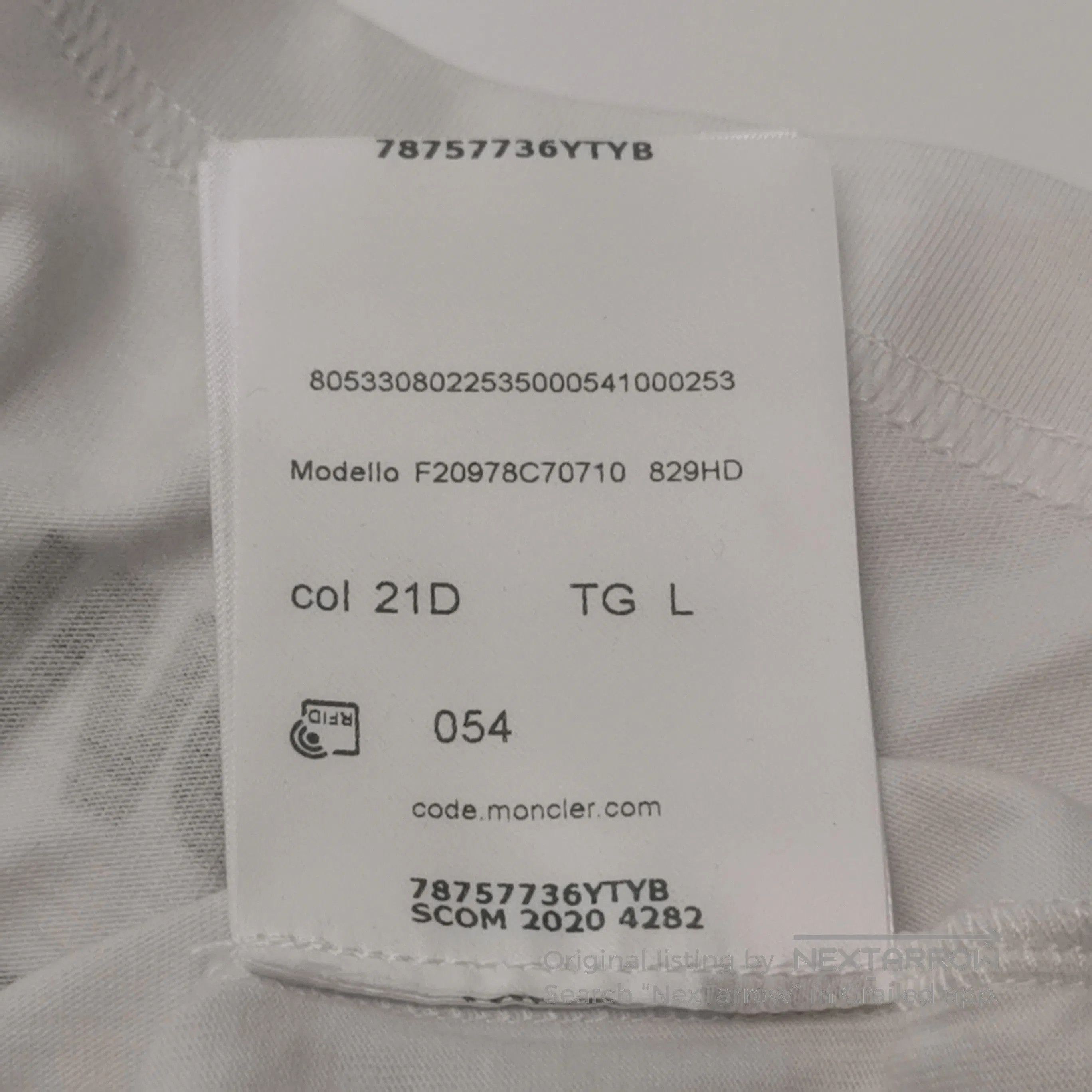 Moncler Moncler L Size Black Cotton Sweatpants. Size US 36 / EU 52 - 7 Thumbnail