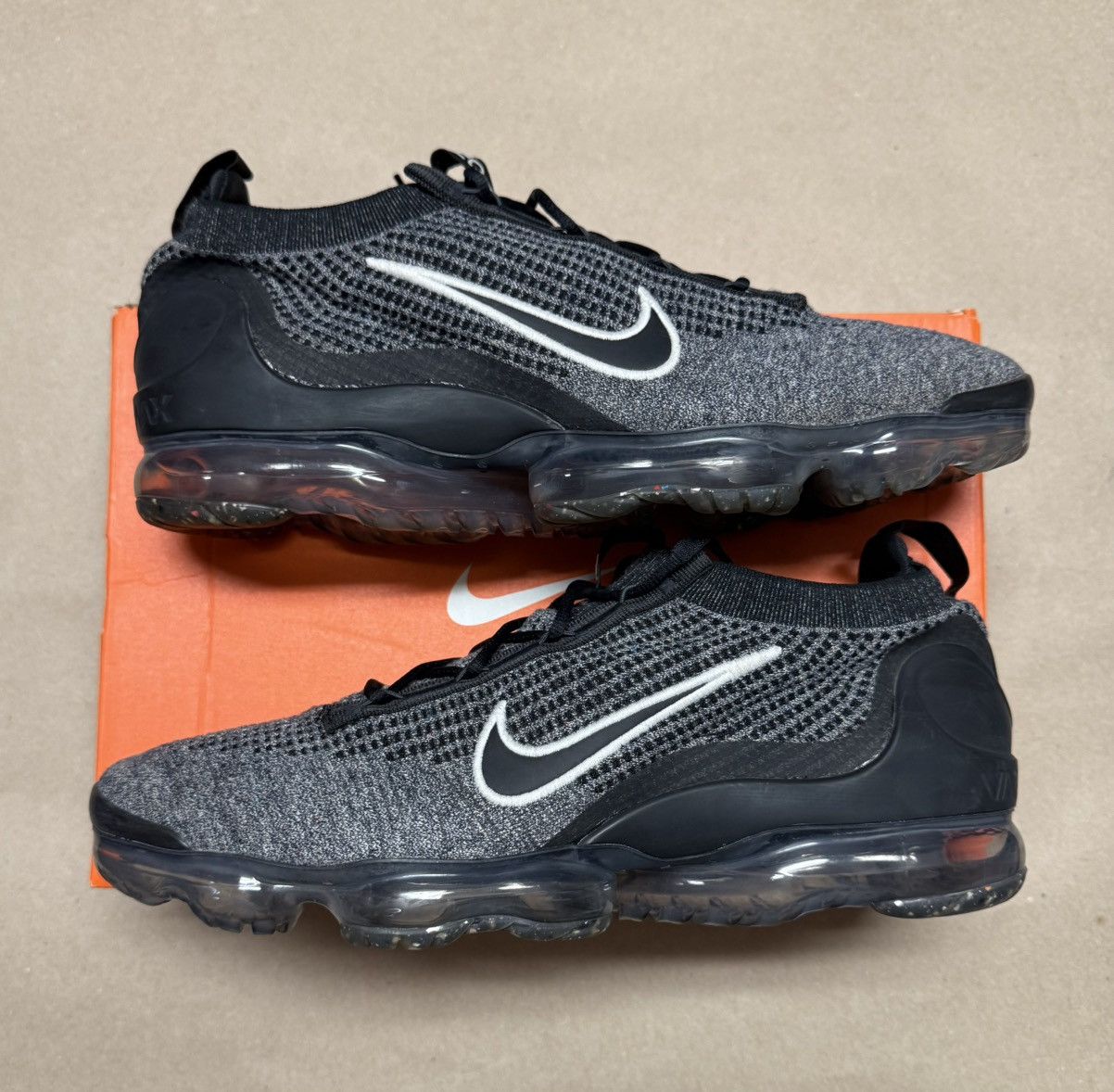 Nike Air Vapormax 2021 Oreo men's size 14 running shoes Rare