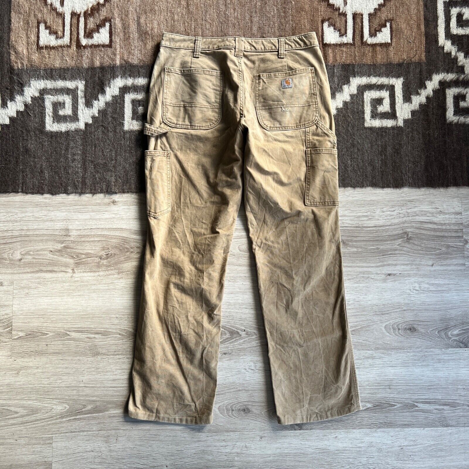 Carhartt Carhartt Distressed Regular Single Knee Pants Jeans 8765AC Size 32" / US 10 / IT 46 - 1 Thumbnail
