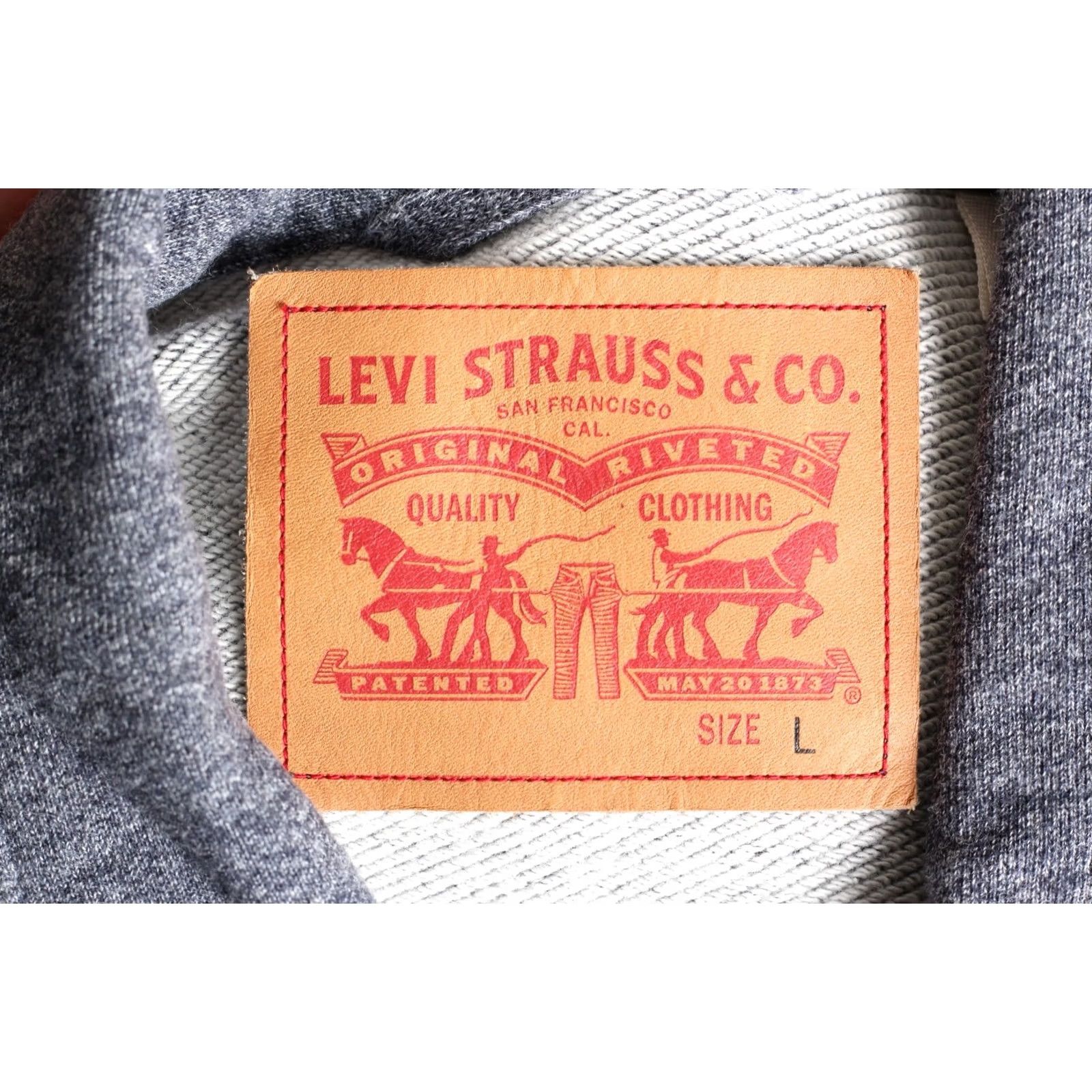 Levi's VINTAGE LEVI’S Trucker Jacket Men L Grey MJ5508 Size US L / EU 52-54 / 3 - 5 Thumbnail