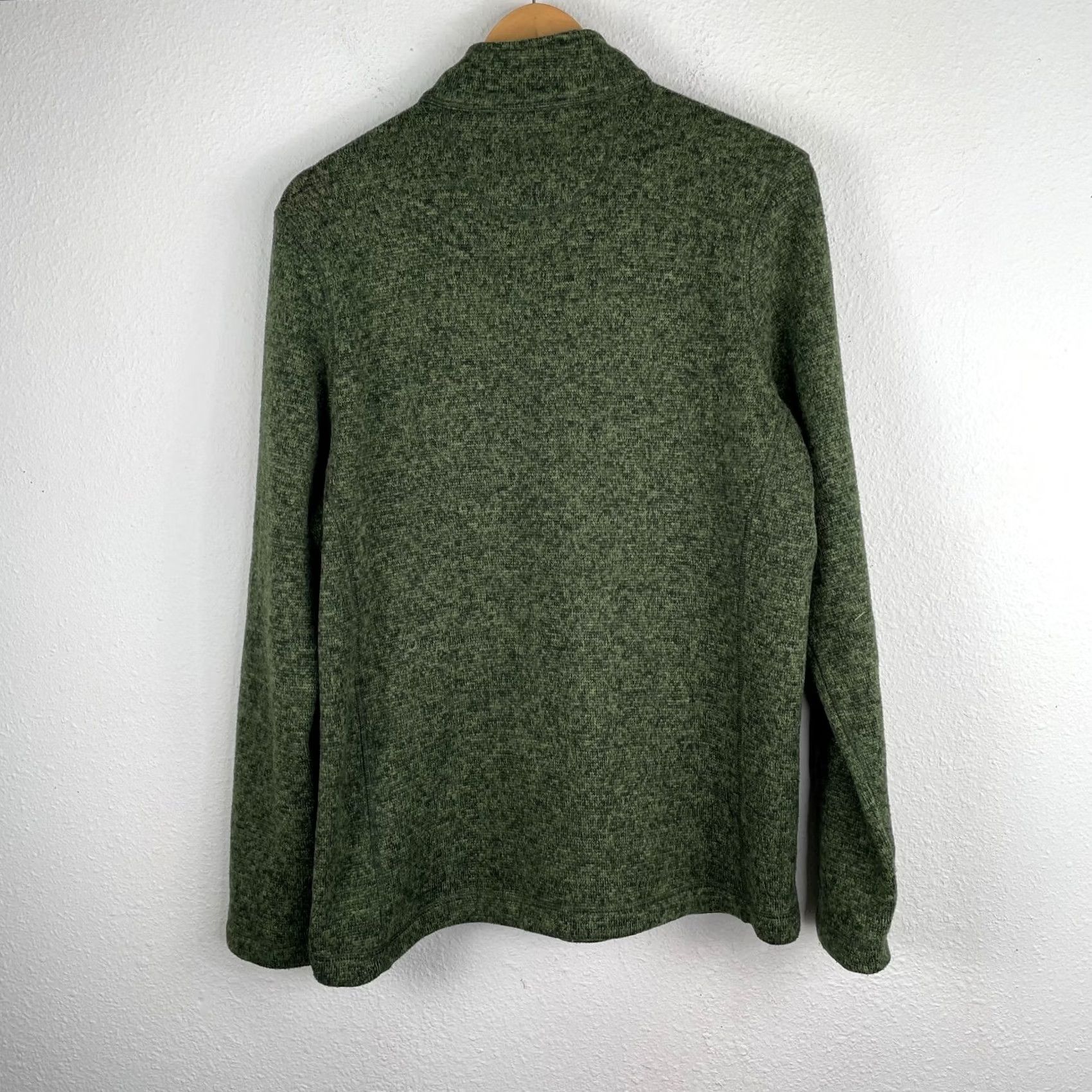 Vintage Woolrich Men's Green Half Zip Fleece Jacket Size M Size US M / EU 48-50 / 2 - 6 Thumbnail