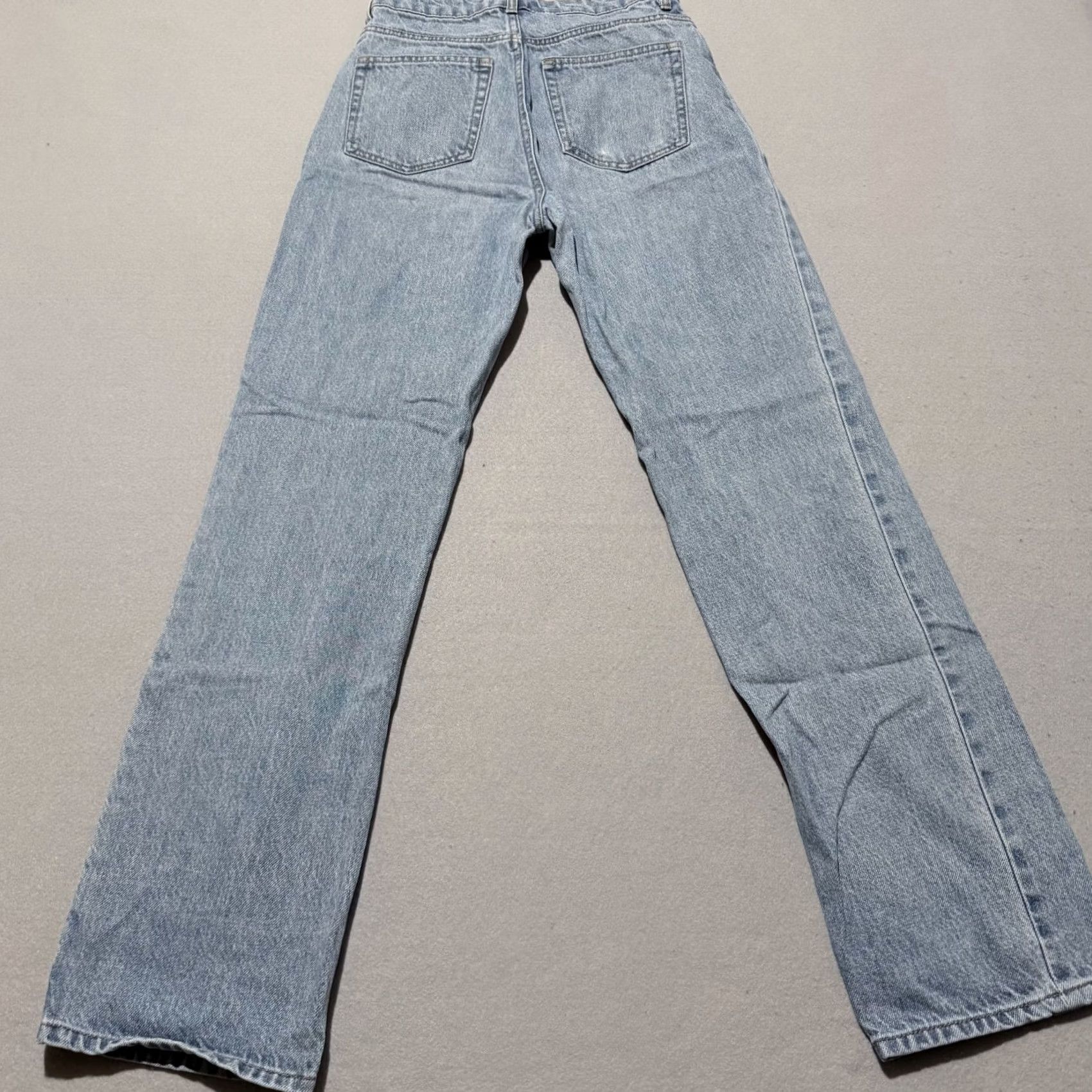 H&M H&M Jeans Women Light Blue Denim High Rise Pockets Classic Straight Zip Fly - 2 Size 26" / US 2 / IT 38 - 2 Thumbnail